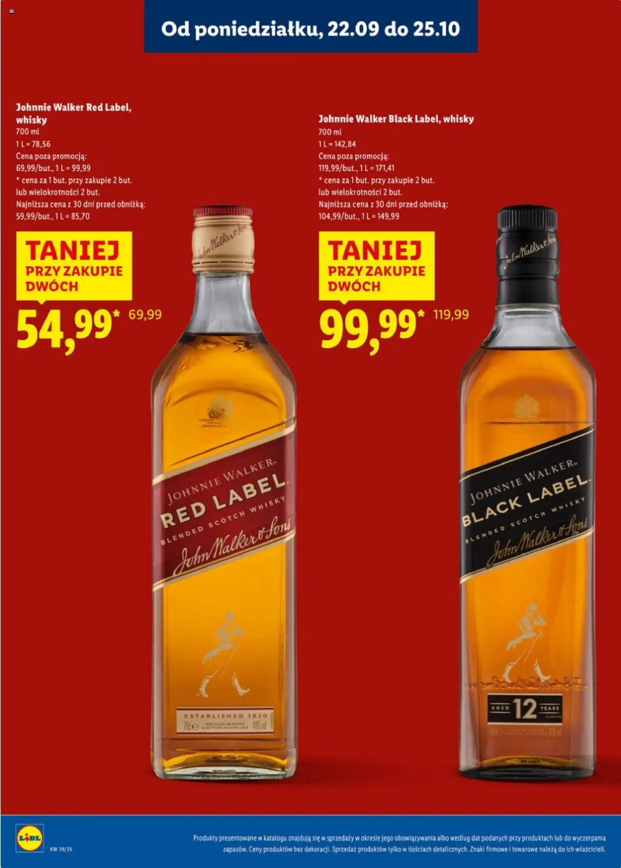 LIDL katalog alkoholi mocnych gazetka ważna od 22.09.2025 do 25.10.2025 strona 12