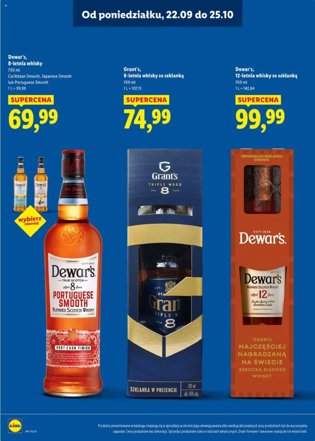 LIDL katalog alkoholi mocnych gazetka ważna od 22.09.2025 do 25.10.2025 strona 15