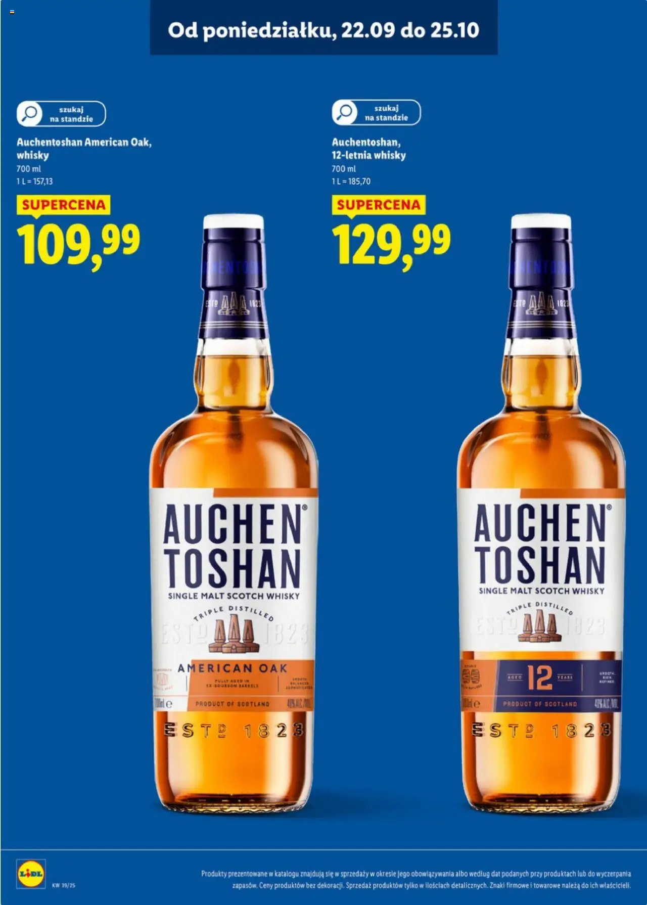 LIDL katalog alkoholi mocnych gazetka ważna od 22.09.2025 do 25.10.2025 strona 17