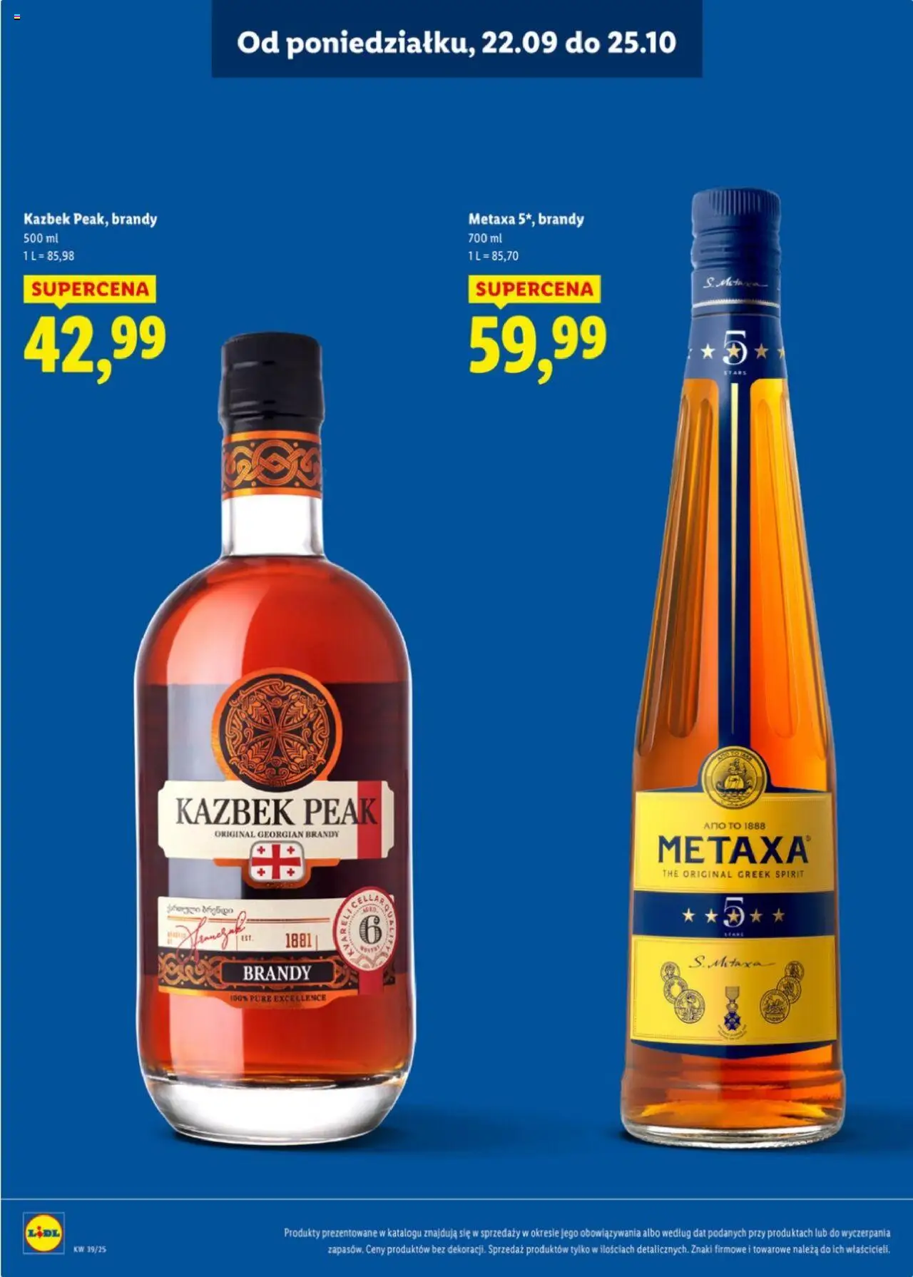 LIDL katalog alkoholi mocnych gazetka ważna od 22.09.2025 do 25.10.2025 strona 19