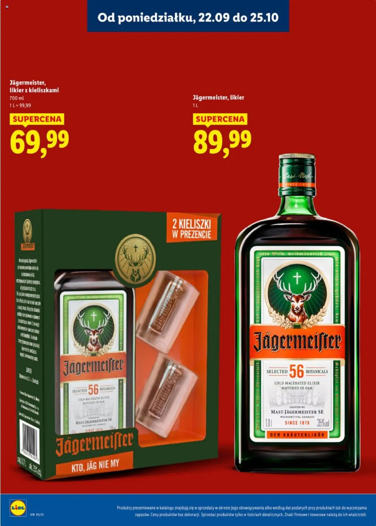 LIDL katalog alkoholi mocnych gazetka ważna od 22.09.2025 do 25.10.2025 strona 20