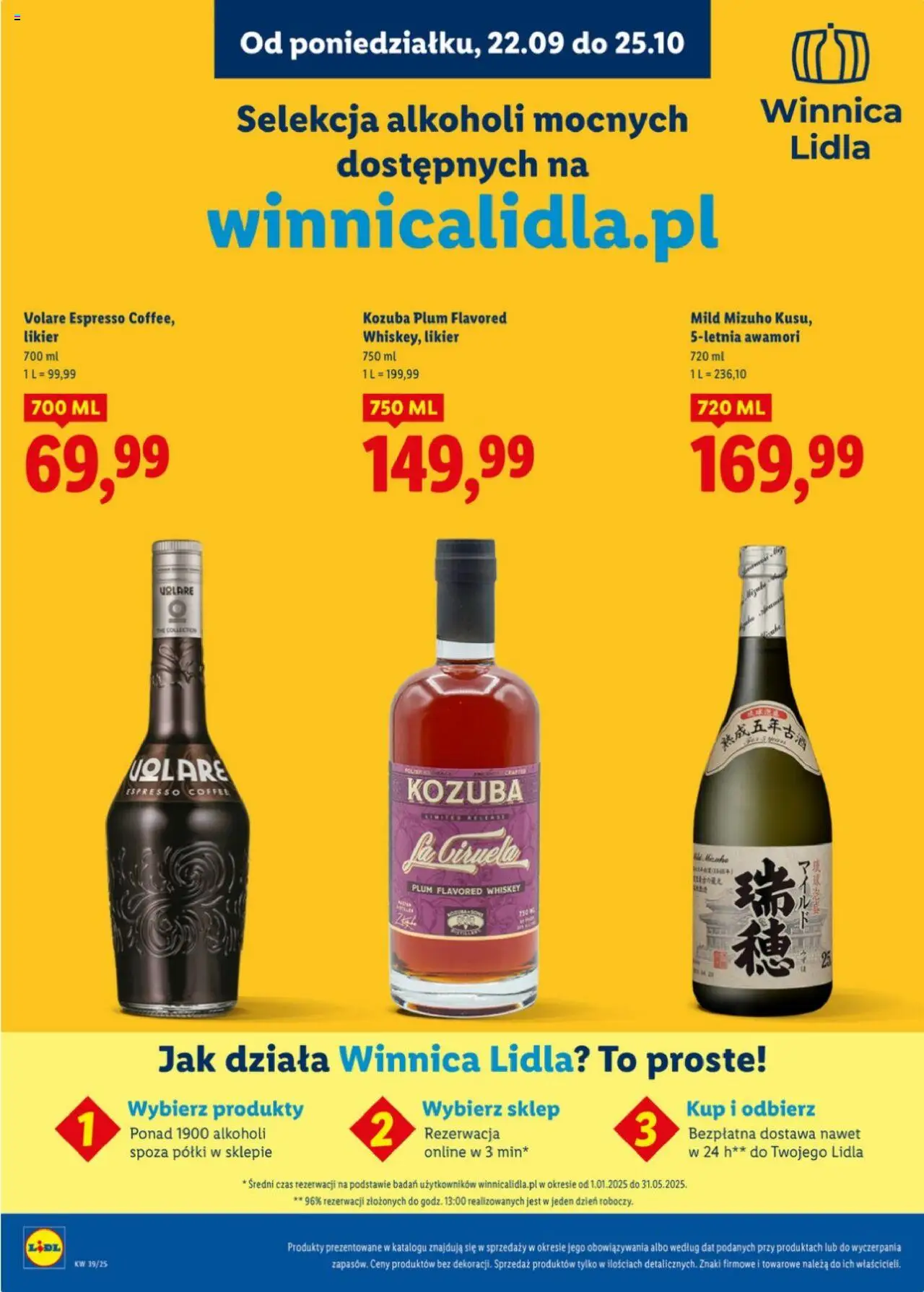 LIDL katalog alkoholi mocnych gazetka ważna od 22.09.2025 do 25.10.2025 strona 25