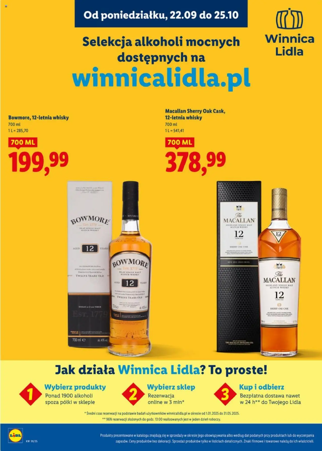 LIDL katalog alkoholi mocnych gazetka ważna od 22.09.2025 do 25.10.2025 strona 27