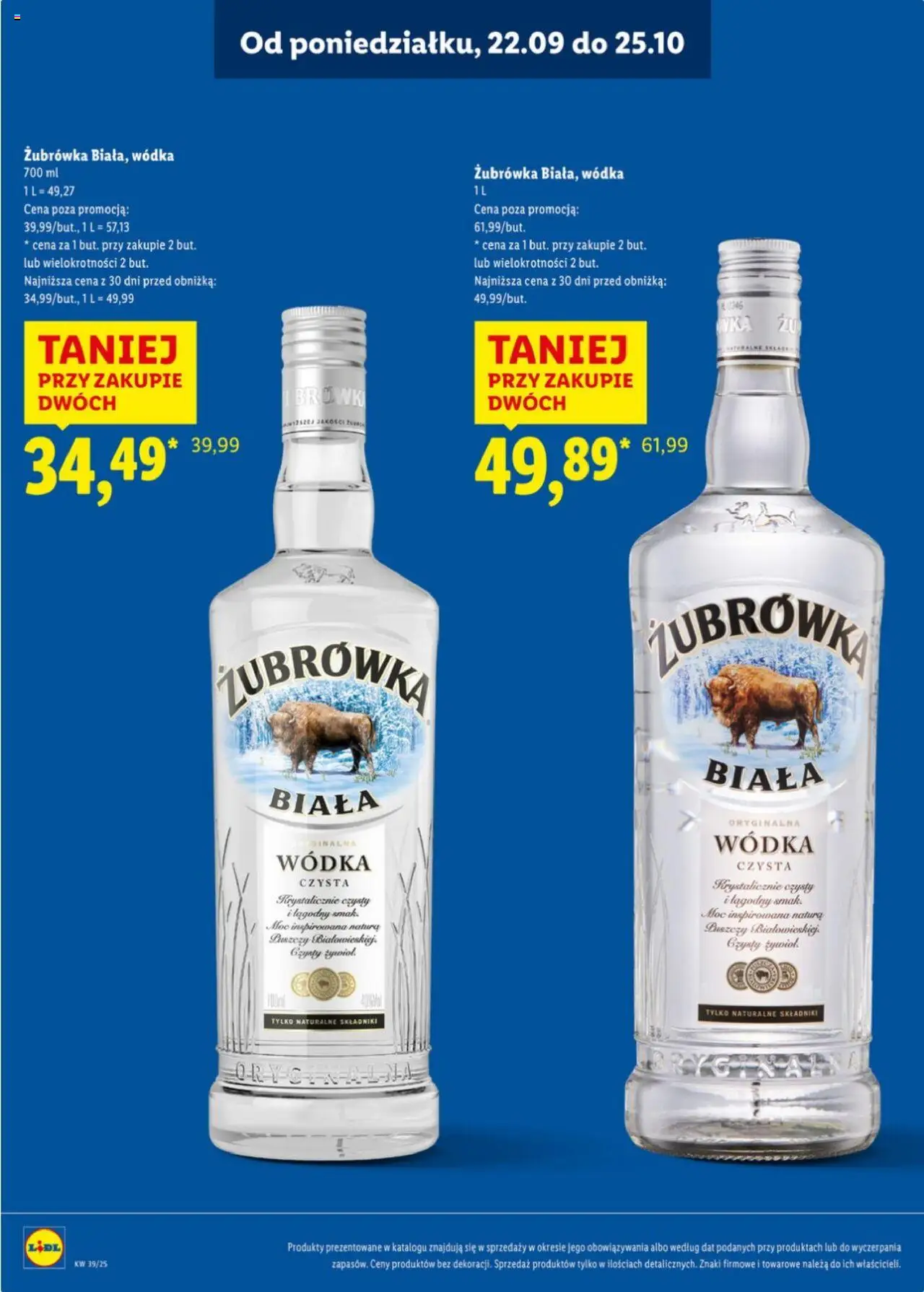 LIDL katalog alkoholi mocnych gazetka ważna od 22.09.2025 do 25.10.2025 strona 5