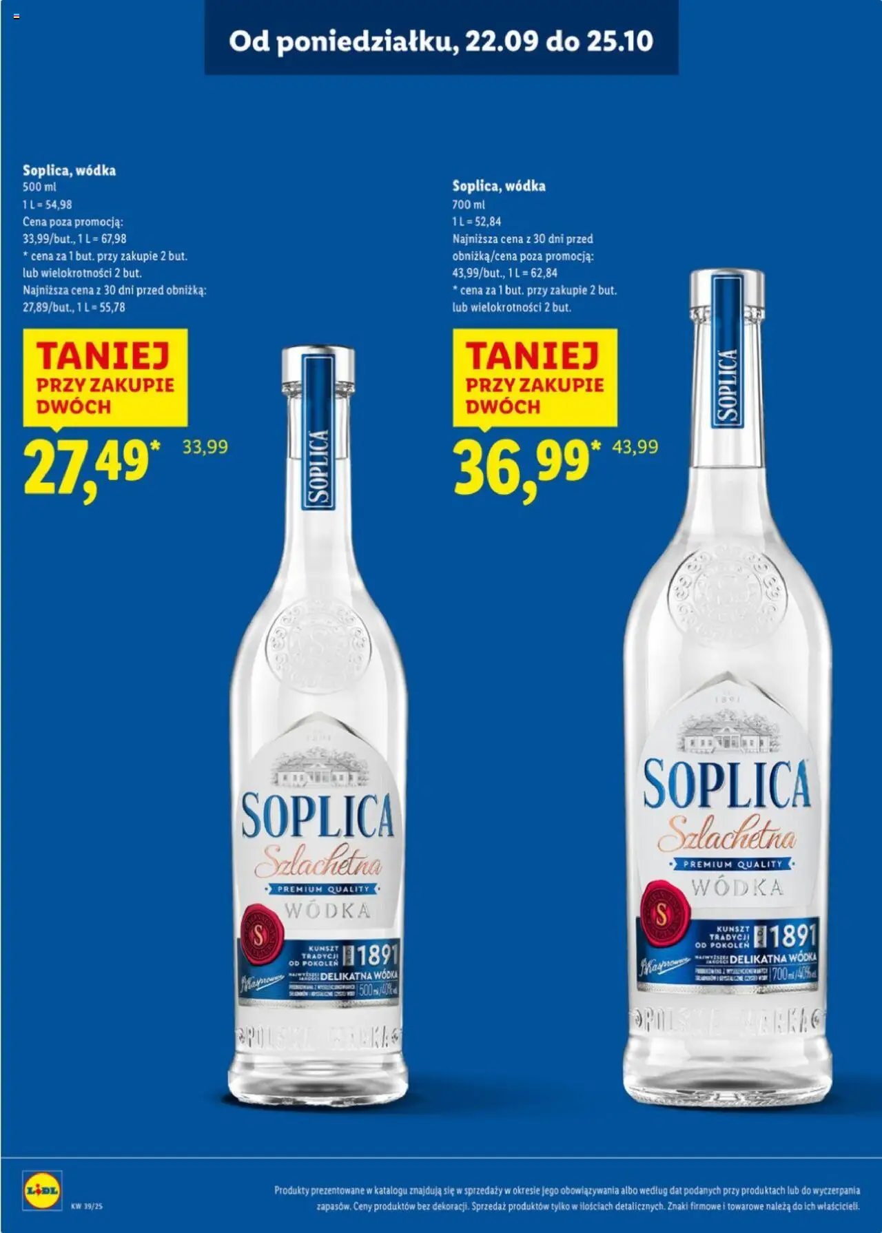 LIDL katalog alkoholi mocnych gazetka ważna od 22.09.2025 do 25.10.2025 strona 7
