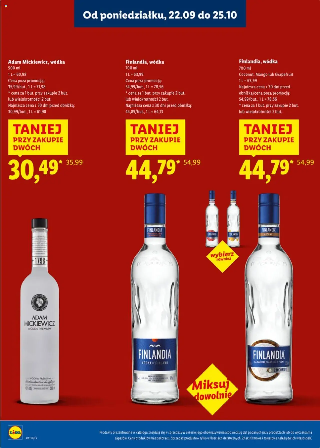 LIDL katalog alkoholi mocnych gazetka ważna od 22.09.2025 do 25.10.2025 strona 8