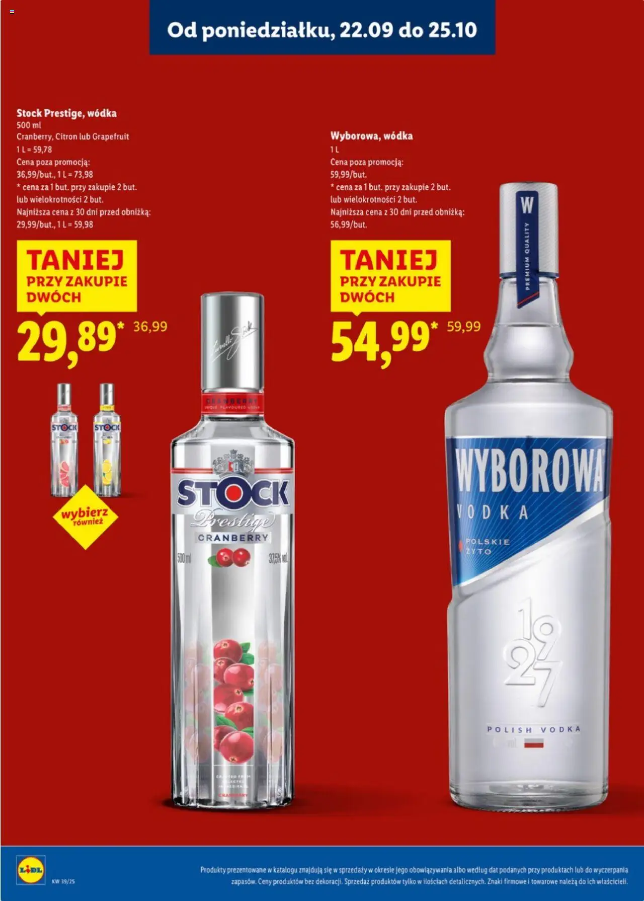 LIDL katalog alkoholi mocnych gazetka ważna od 22.09.2025 do 25.10.2025 strona 10