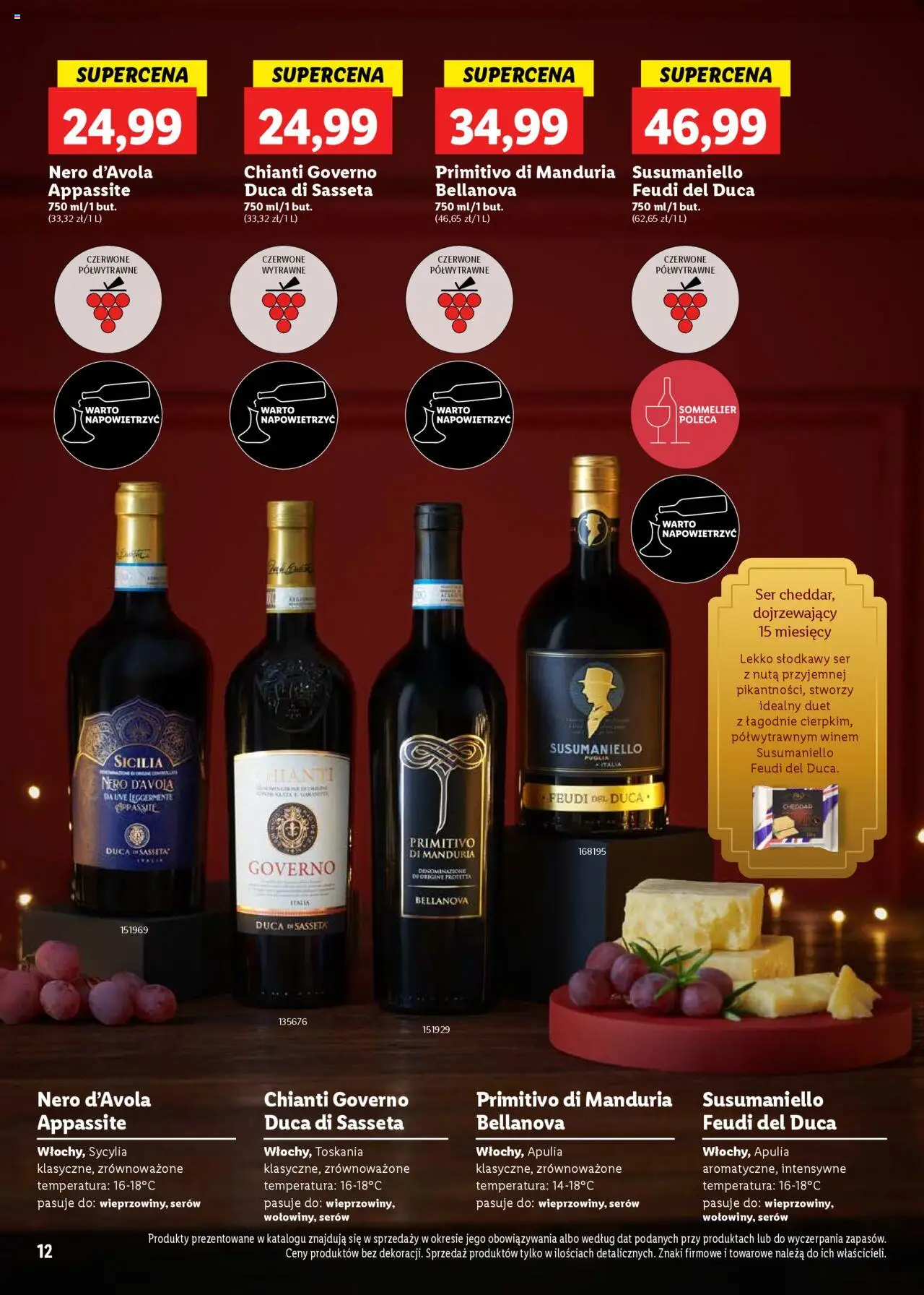  Lidl Katalog Alkoholi Mocnych I Win gazetka ważna  od 02.12.2024 do 04.01.2025 strona 12