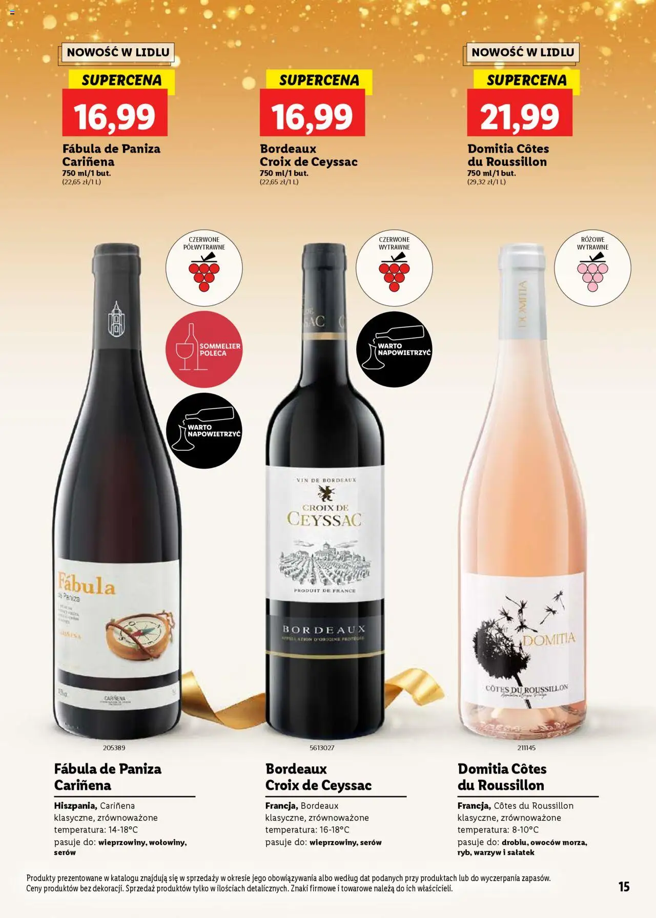  Lidl Katalog Alkoholi Mocnych I Win gazetka ważna  od 02.12.2024 do 04.01.2025 strona 15