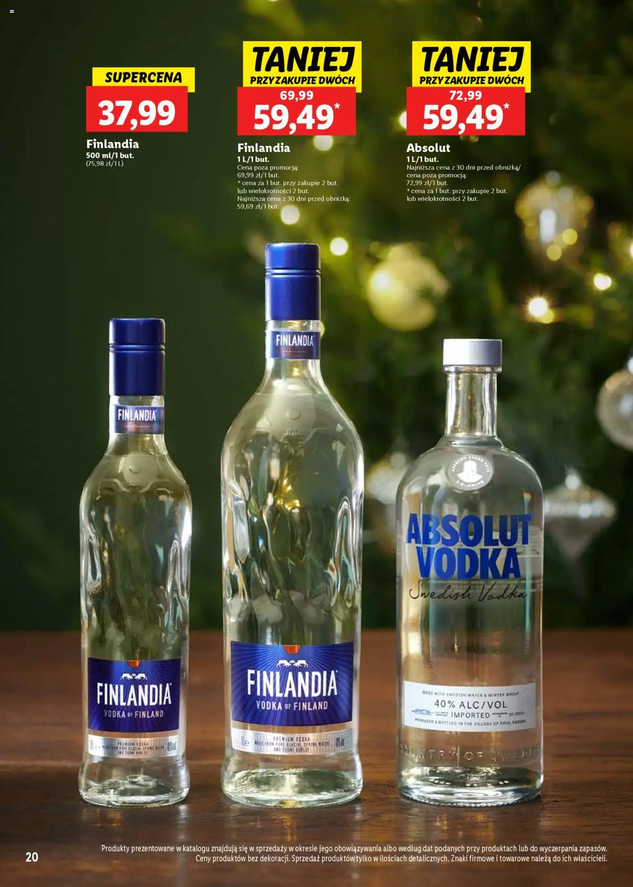 Lidl Katalog Alkoholi Mocnych I Win gazetka ważna  od 02.12.2024 do 04.01.2025 strona 20