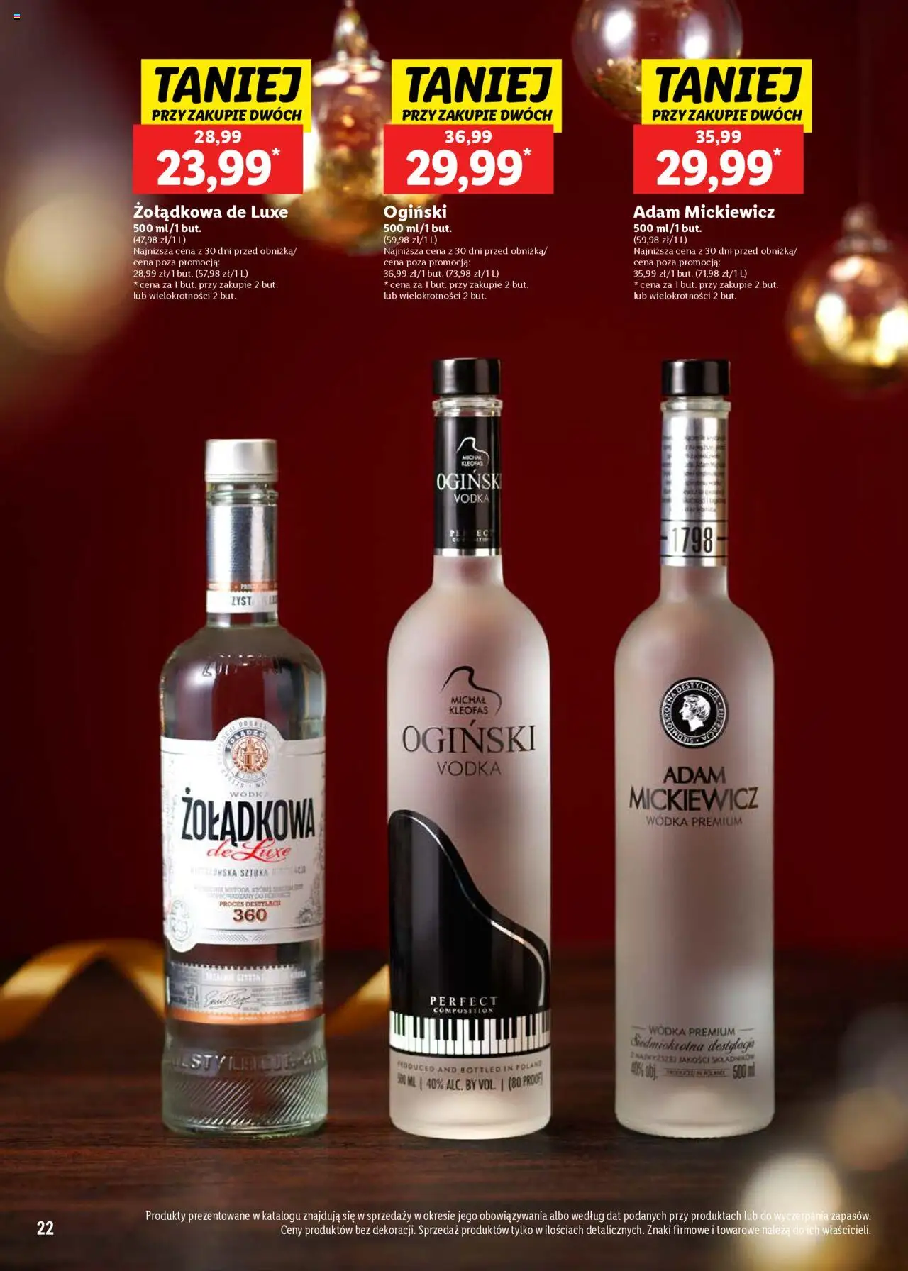  Lidl Katalog Alkoholi Mocnych I Win gazetka ważna  od 02.12.2024 do 04.01.2025 strona 22