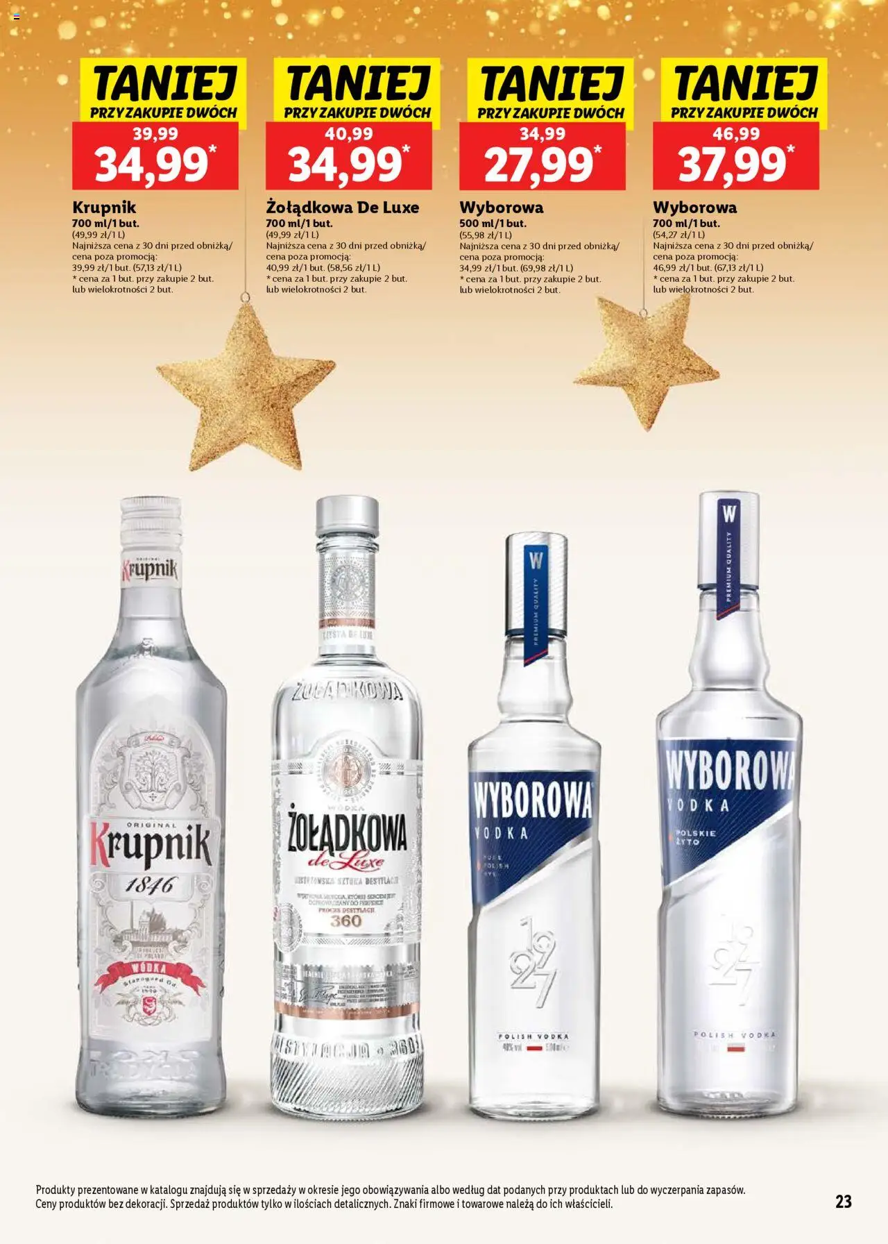  Lidl Katalog Alkoholi Mocnych I Win gazetka ważna  od 02.12.2024 do 04.01.2025 strona 23