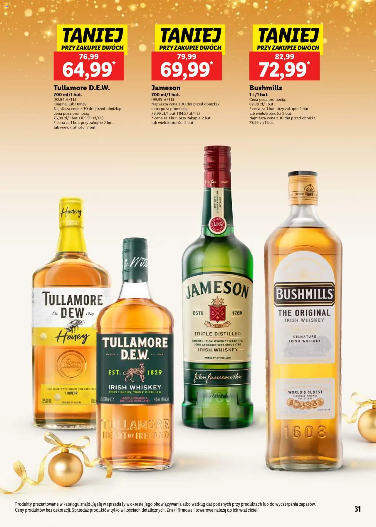  Lidl Katalog Alkoholi Mocnych I Win gazetka ważna  od 02.12.2024 do 04.01.2025 strona 31