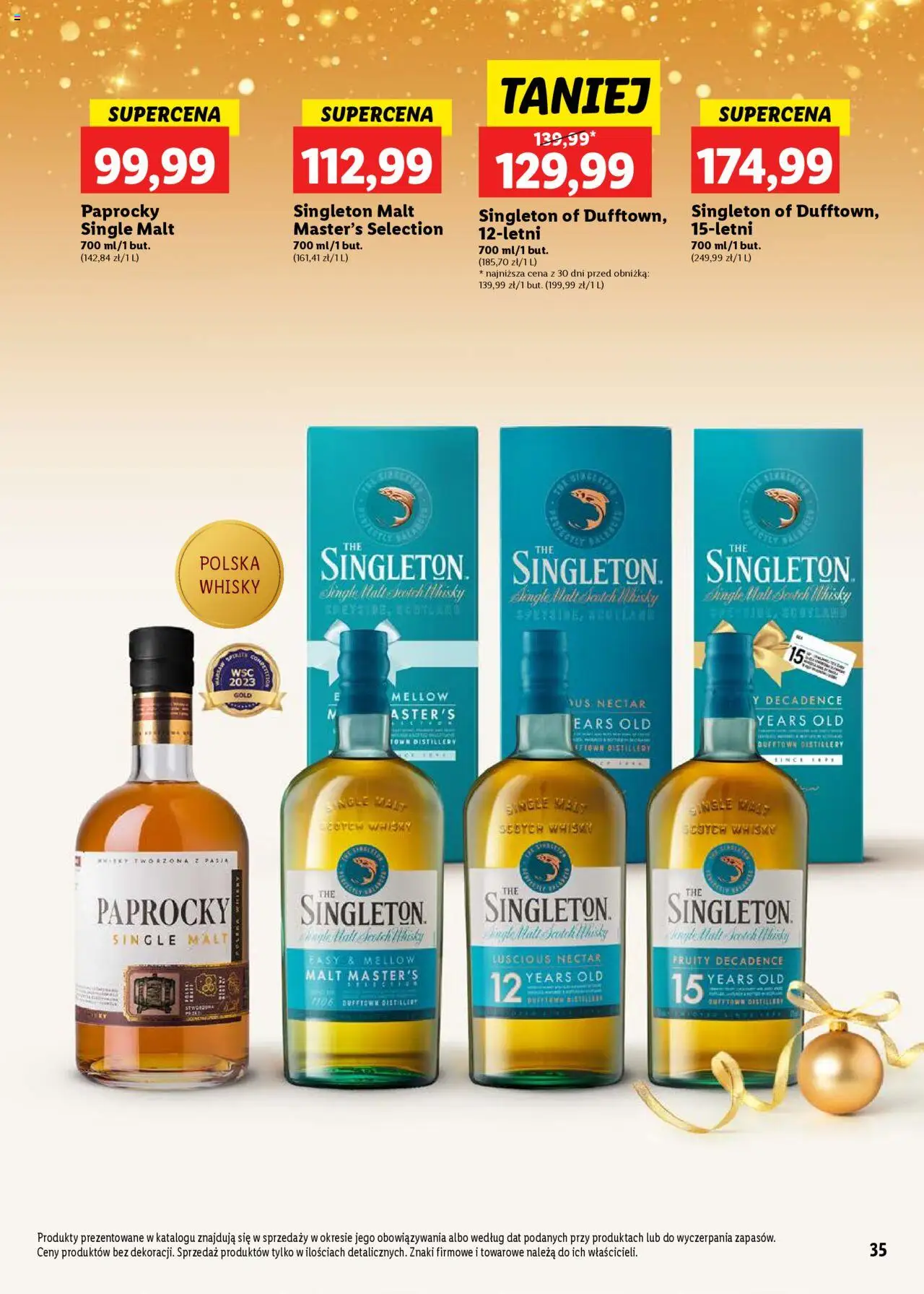  Lidl Katalog Alkoholi Mocnych I Win gazetka ważna  od 02.12.2024 do 04.01.2025 strona 35