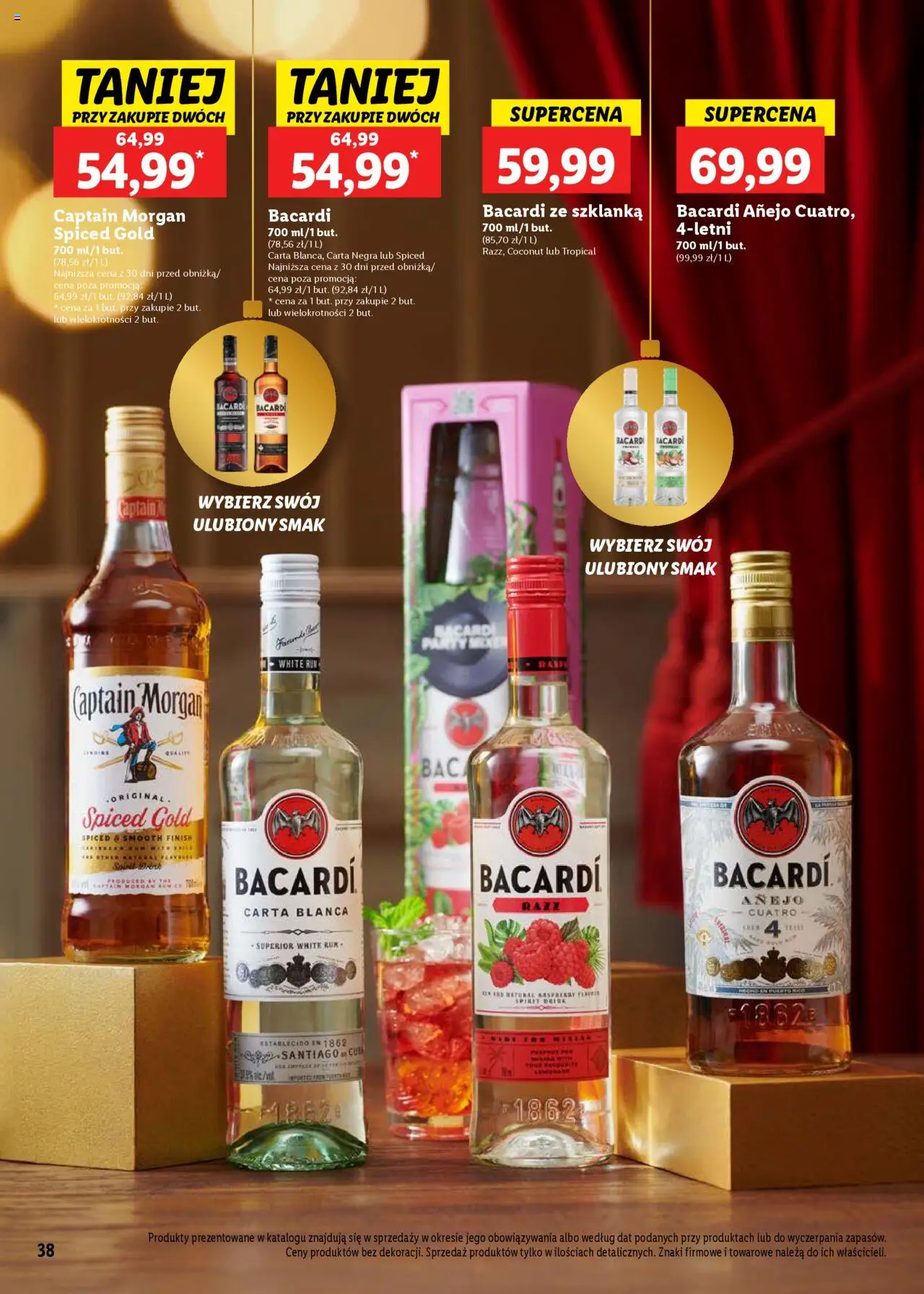  Lidl Katalog Alkoholi Mocnych I Win gazetka ważna  od 02.12.2024 do 04.01.2025 strona 38