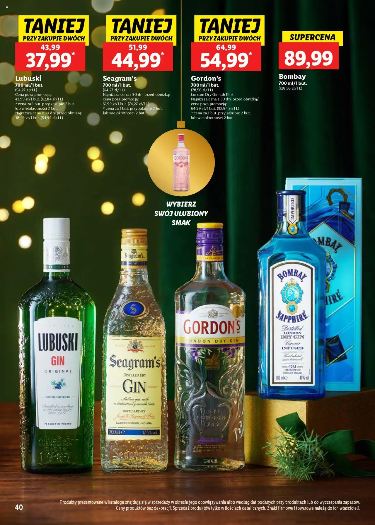  Lidl Katalog Alkoholi Mocnych I Win gazetka ważna  od 02.12.2024 do 04.01.2025 strona 40