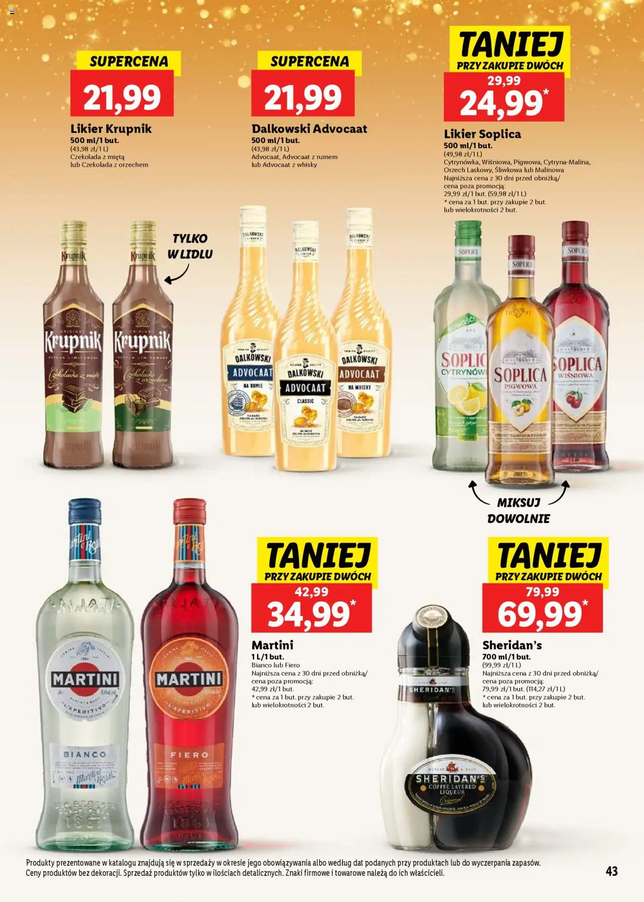  Lidl Katalog Alkoholi Mocnych I Win gazetka ważna  od 02.12.2024 do 04.01.2025 strona 43