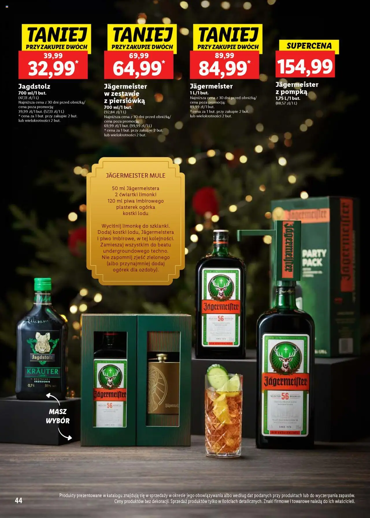  Lidl Katalog Alkoholi Mocnych I Win gazetka ważna  od 02.12.2024 do 04.01.2025 strona 44