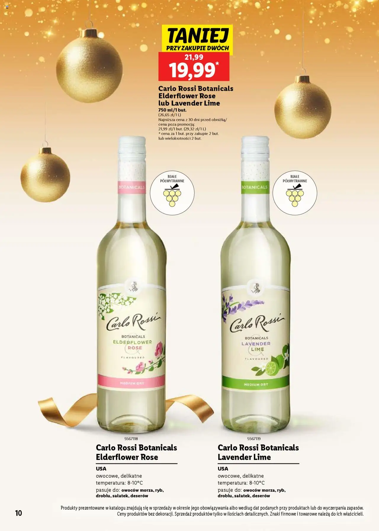  Lidl Katalog Alkoholi Mocnych I Win gazetka ważna  od 02.12.2024 do 04.01.2025 strona 10