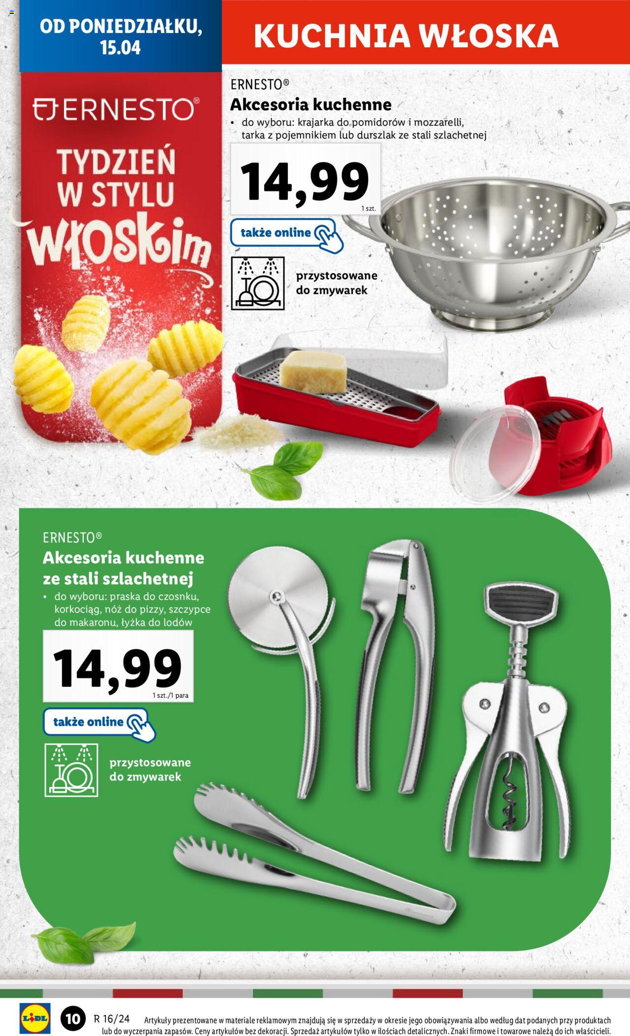LIDL Katalog azetka ważna od 15.04.2024 do 20.04.2024 strona 11