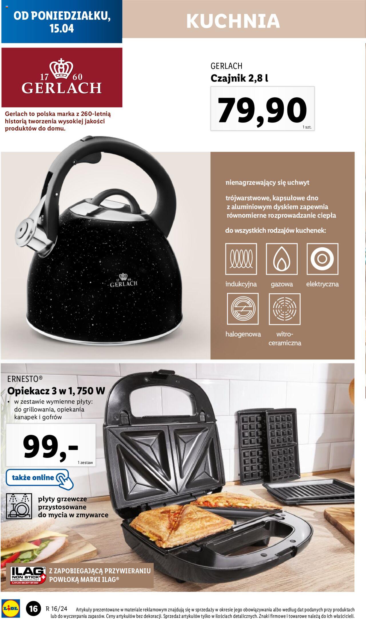 LIDL Katalog azetka ważna od 15.04.2024 do 20.04.2024 strona 17
