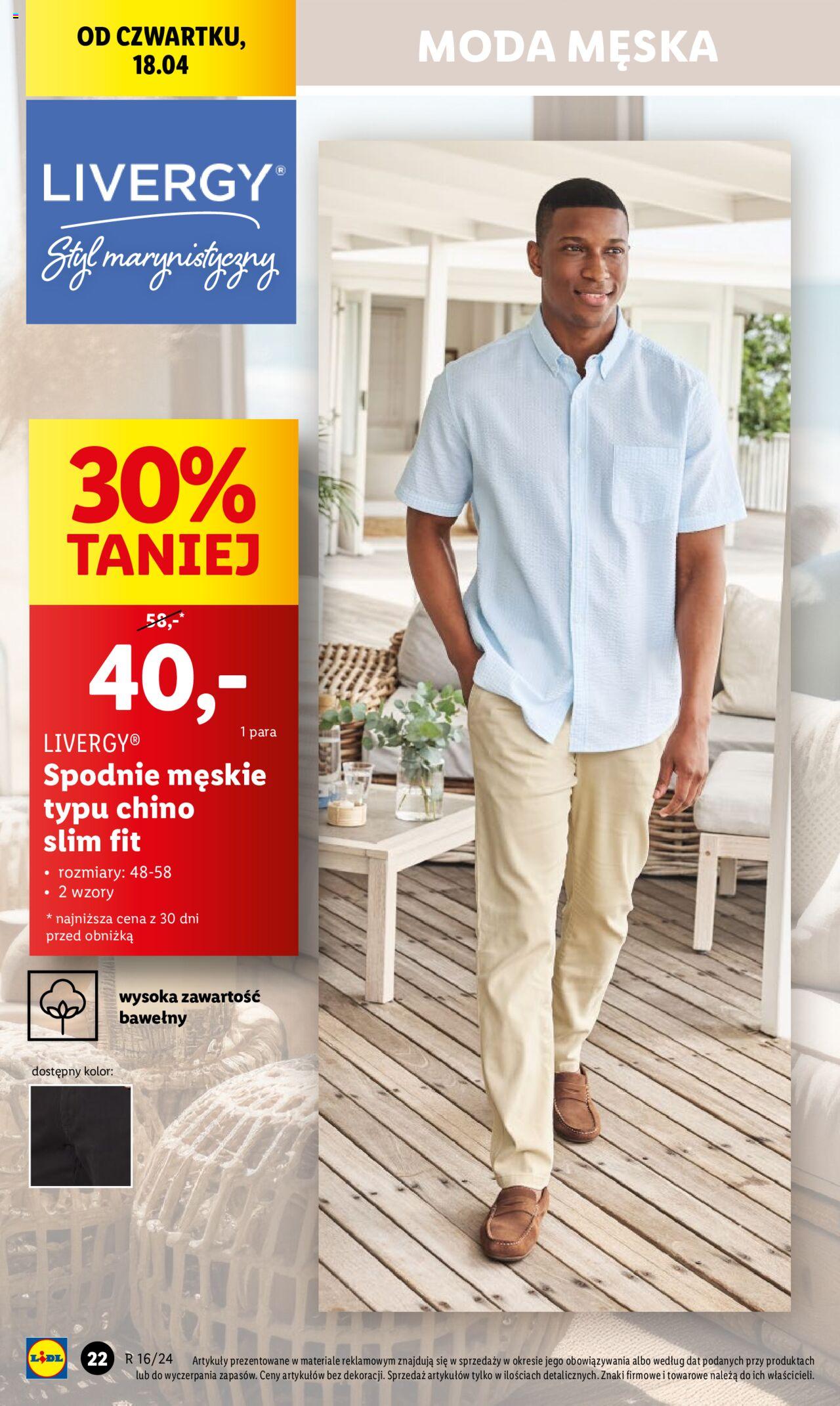 LIDL Katalog azetka ważna od 15.04.2024 do 20.04.2024 strona 23