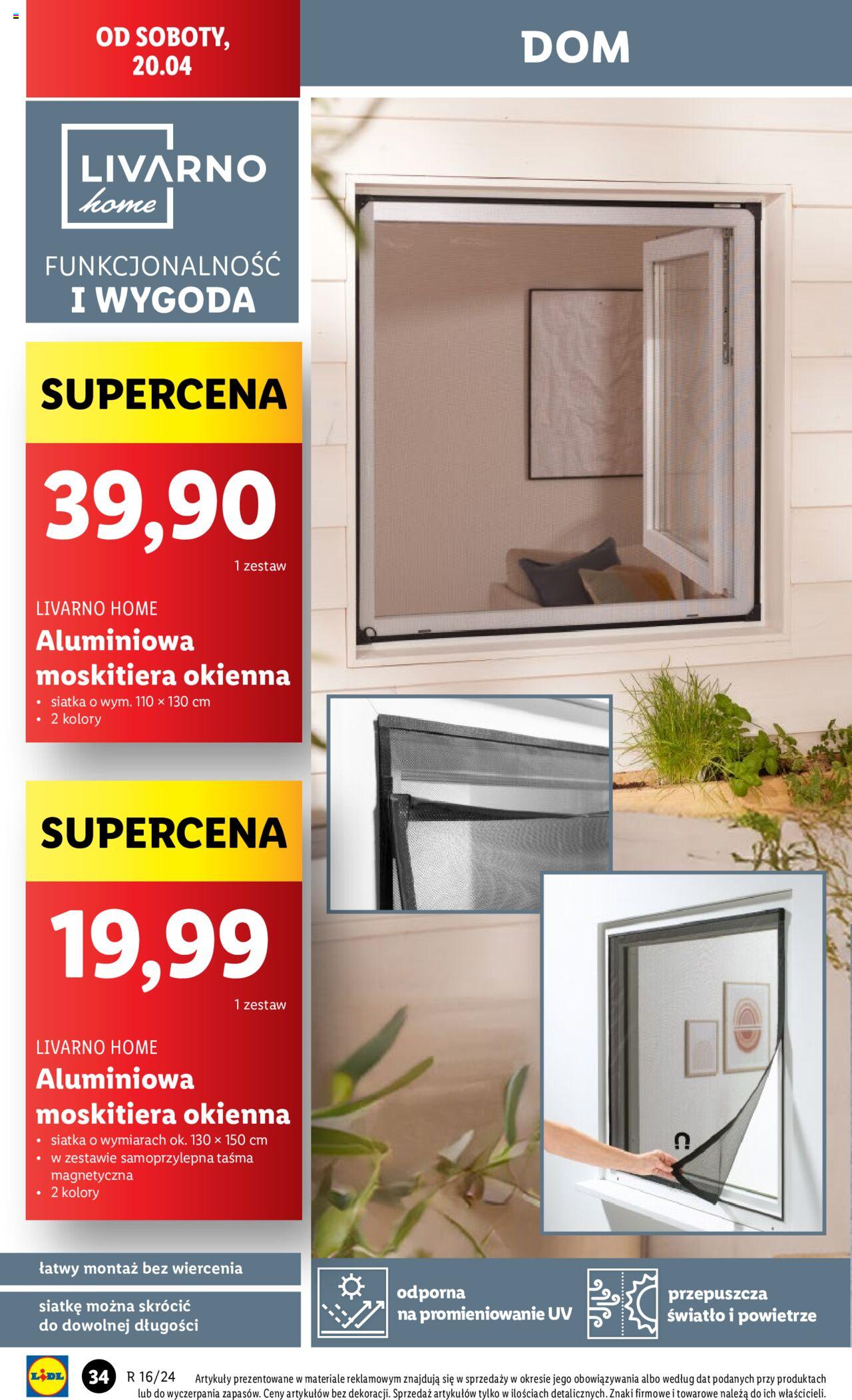 LIDL Katalog azetka ważna od 15.04.2024 do 20.04.2024 strona 37