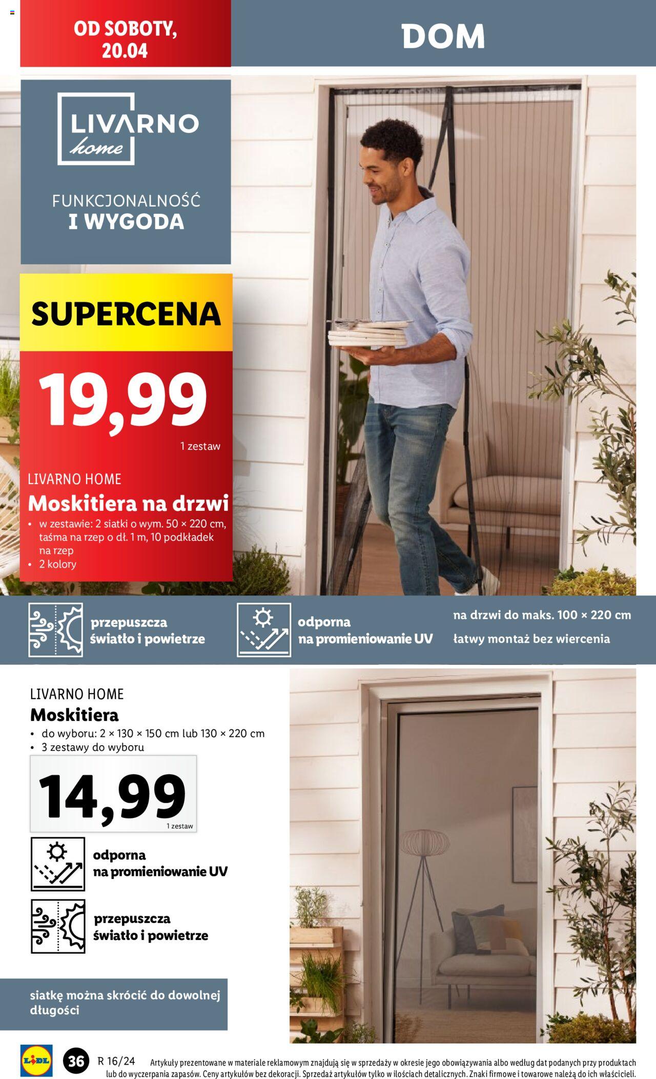 LIDL Katalog azetka ważna od 15.04.2024 do 20.04.2024 strona 39