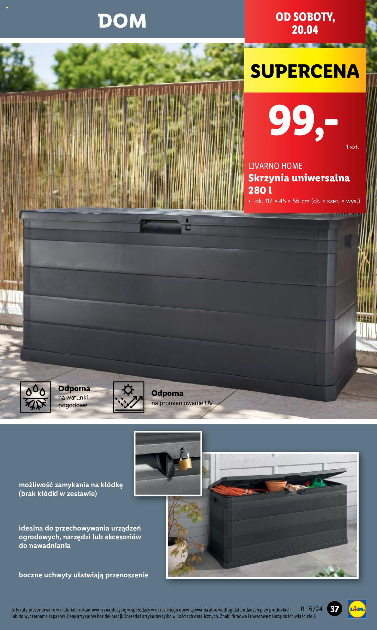 LIDL Katalog azetka ważna od 15.04.2024 do 20.04.2024 strona 40