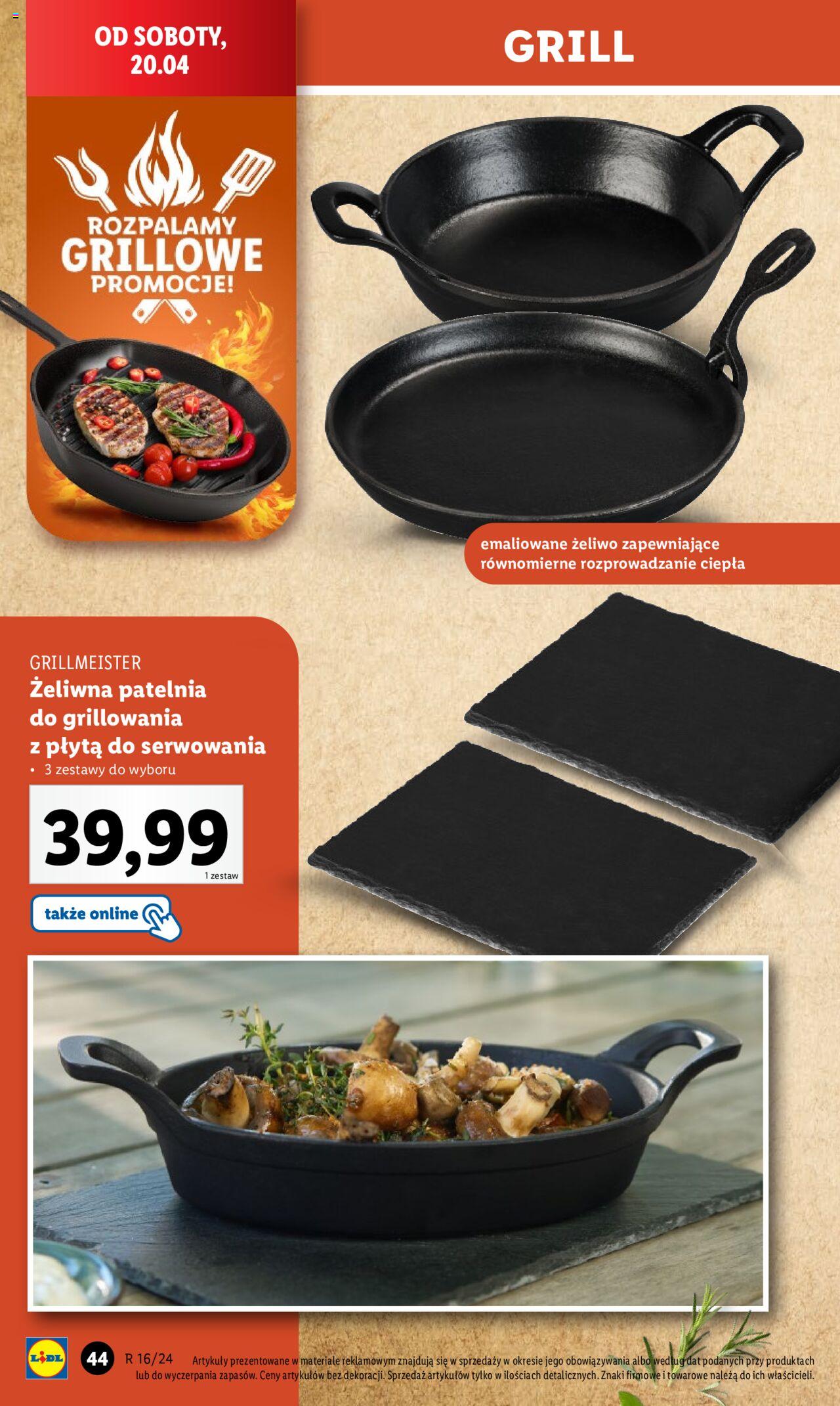 LIDL Katalog azetka ważna od 15.04.2024 do 20.04.2024 strona 47
