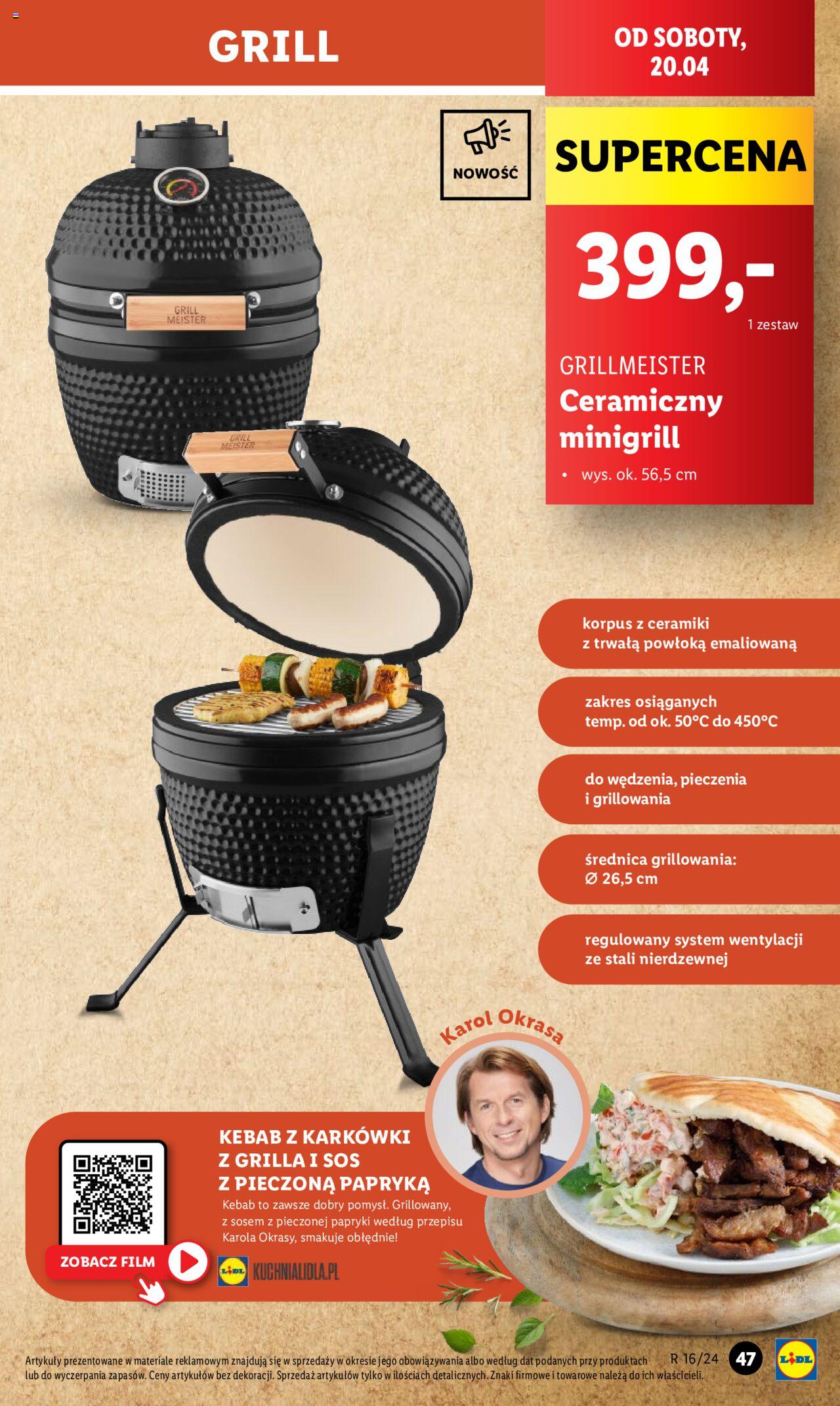 LIDL Katalog azetka ważna od 15.04.2024 do 20.04.2024 strona 50