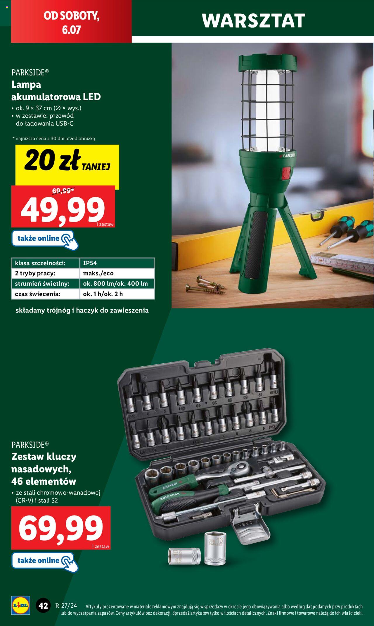 LIDL Katalog gazetka ważna od 01.07.2024 do 06.07.2024 strona 44