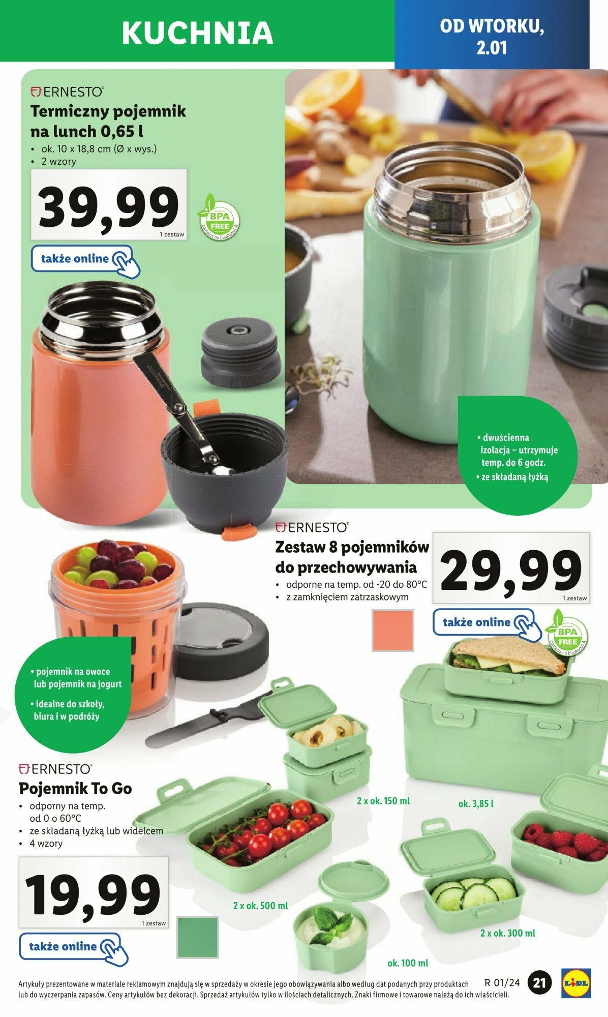 LIDL Katalog gazetka ważna od 02.01.2024 do 05.01.2024 strona 20