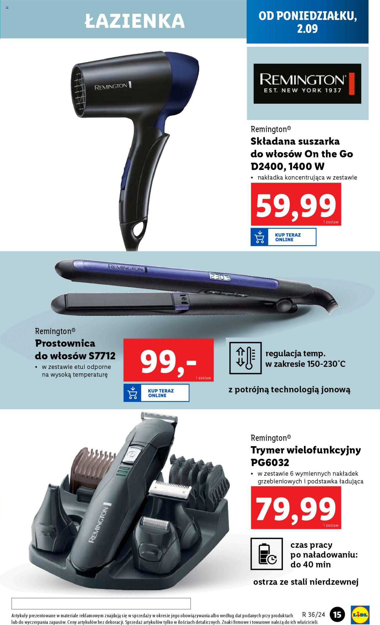 LIDL Katalog gazetka ważna od 02.09.2024 do 07.09.2024 strona 15