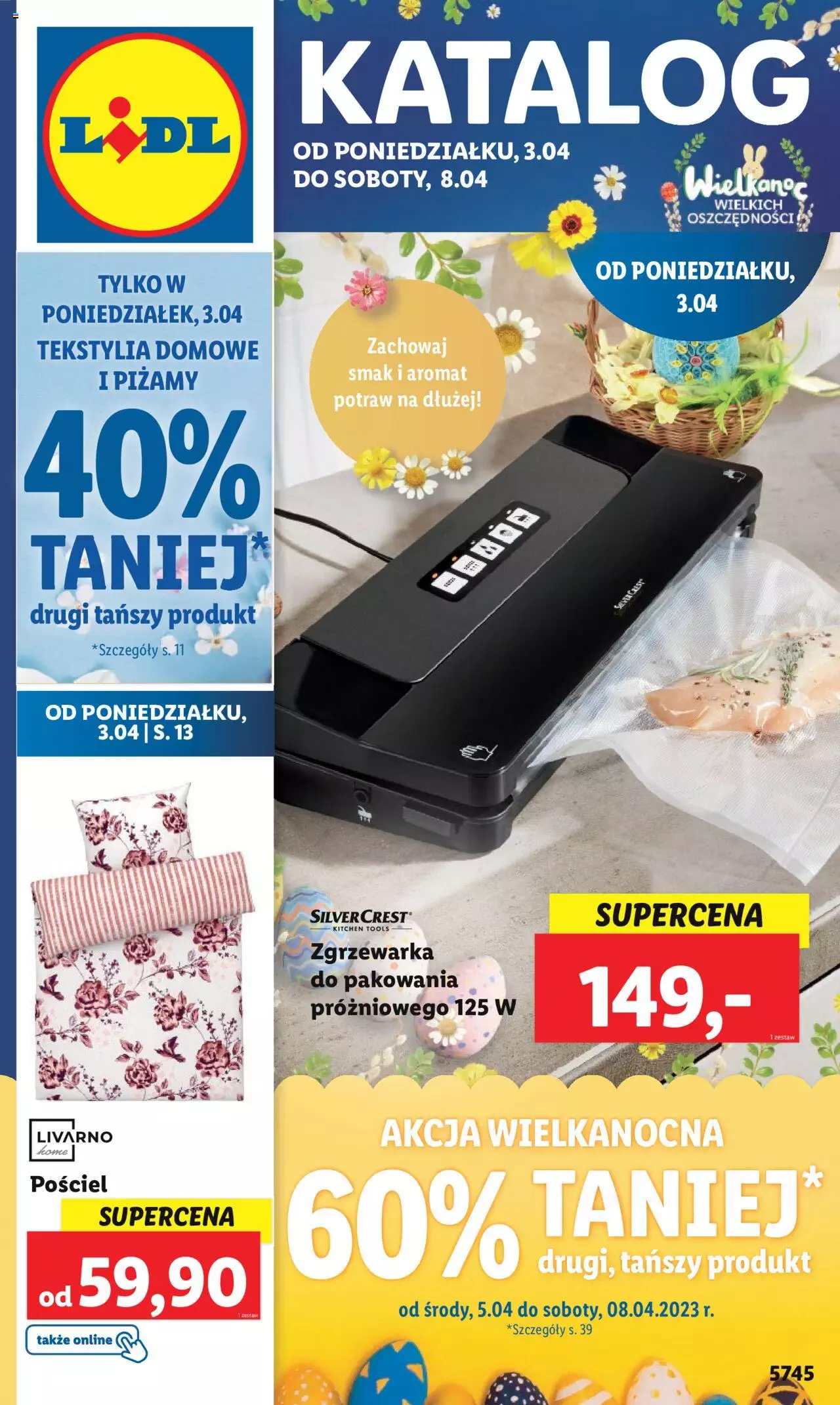 LIDL Katalog gazetka ważna od 03.04.2023 do 08.04.2023 strona 1