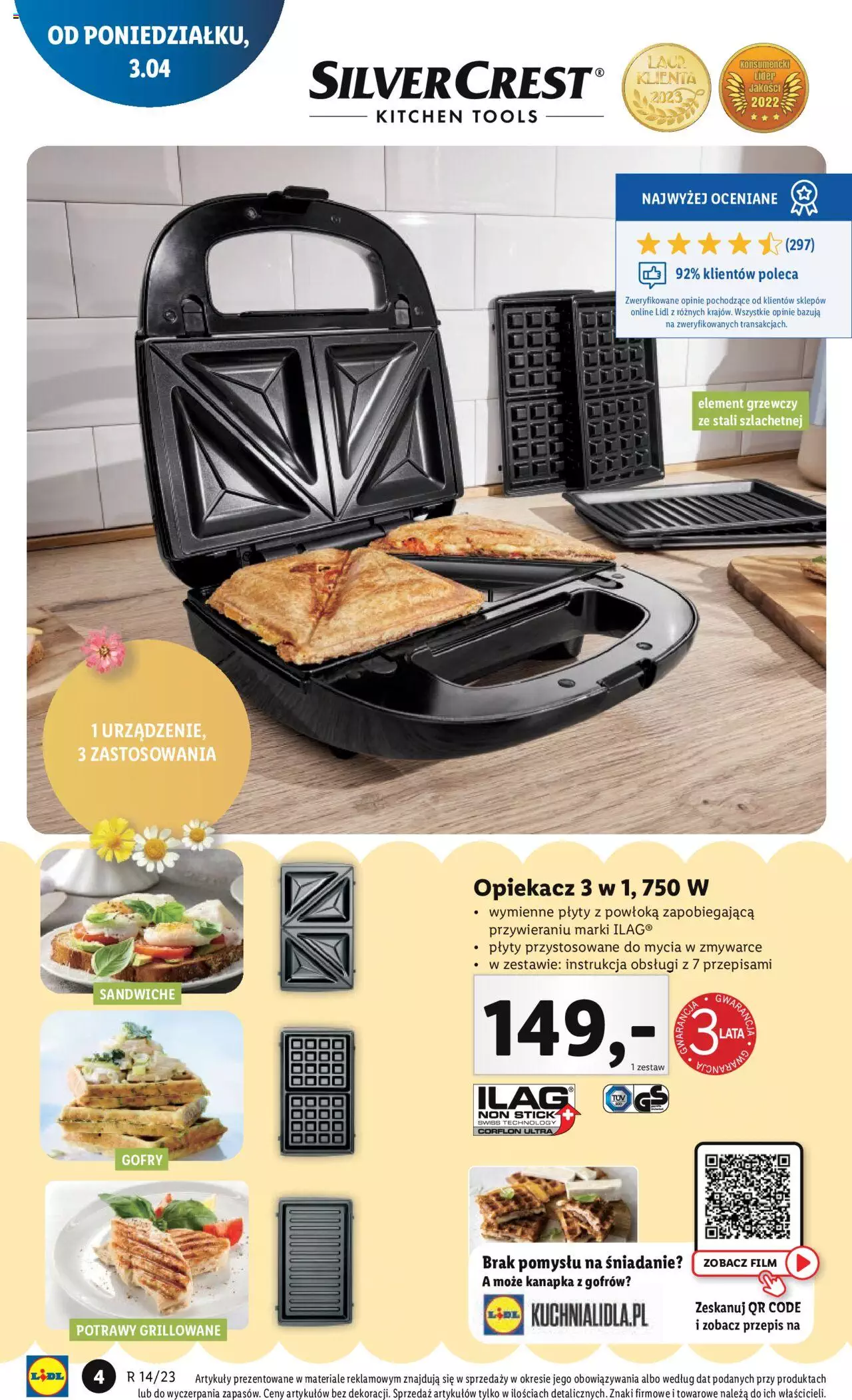 LIDL Katalog gazetka ważna od 03.04.2023 do 08.04.2023 strona 4