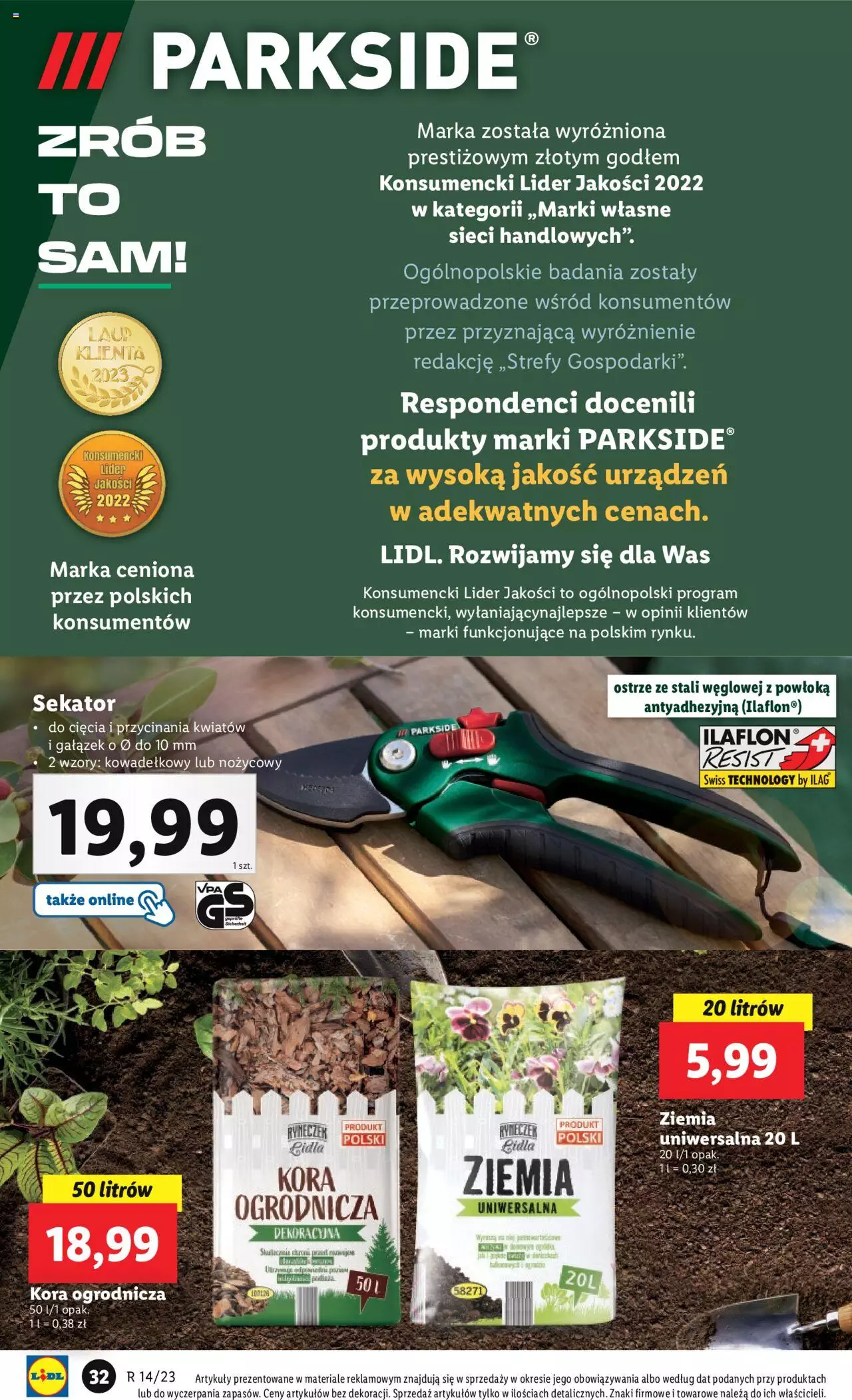 LIDL Katalog gazetka ważna od 03.04.2023 do 08.04.2023 strona 32