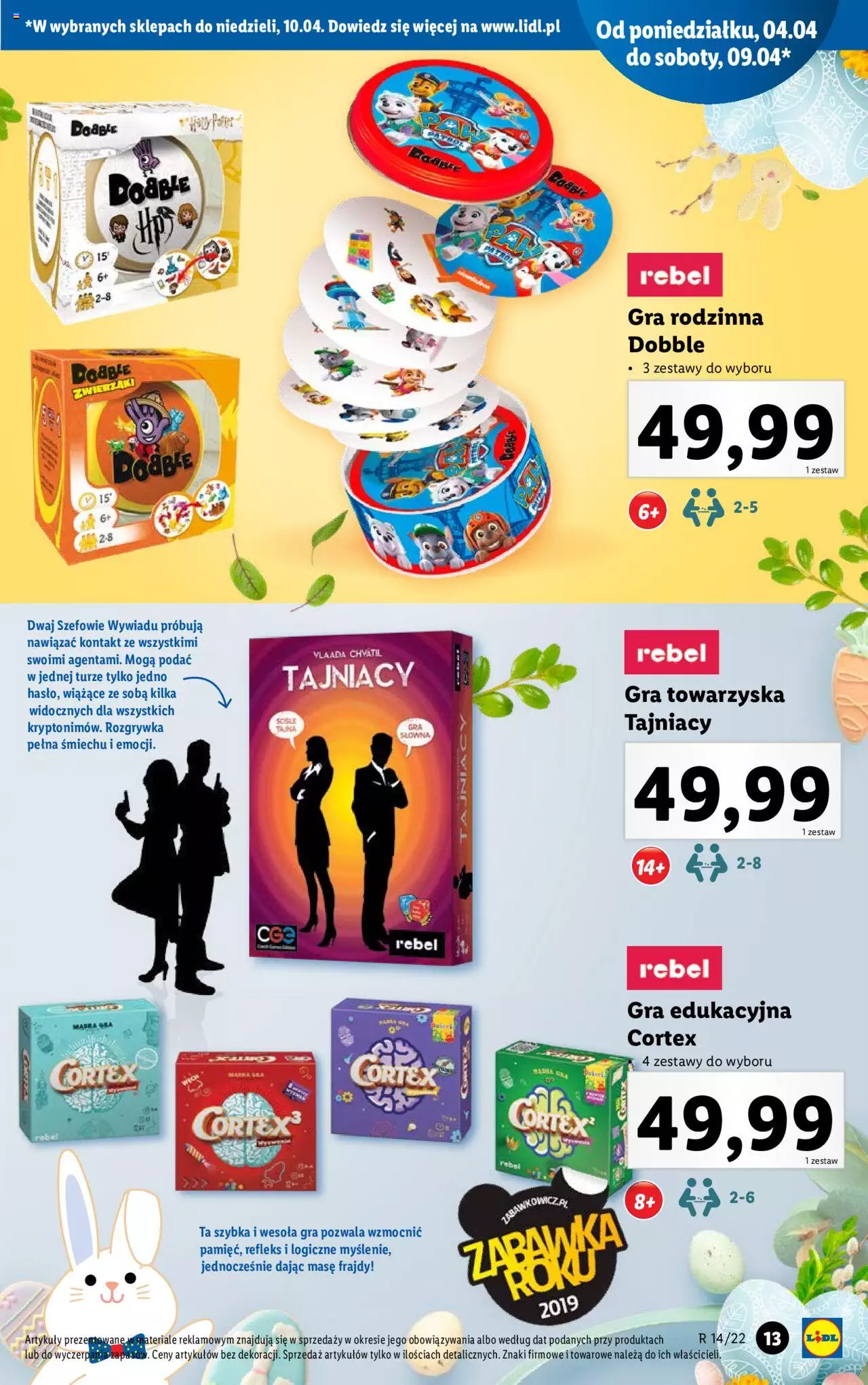 Lidl  Katalog gazetka ważna od  04.04.2022 do 10.04.2022 strona 13