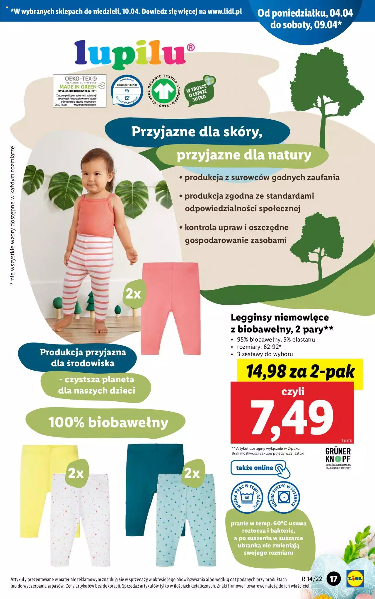 Lidl  Katalog gazetka ważna od  04.04.2022 do 10.04.2022 strona 17