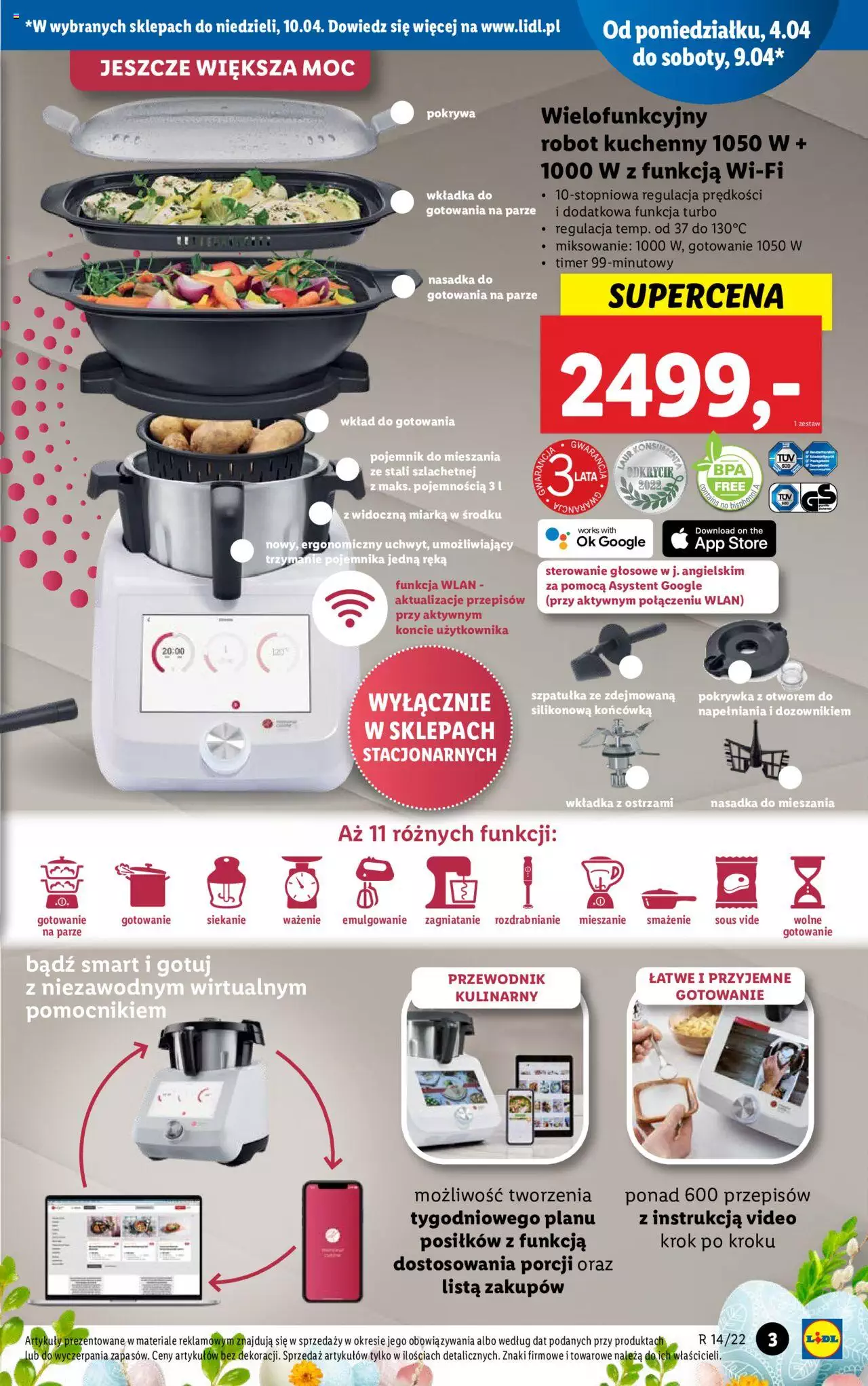 Lidl  Katalog gazetka ważna od  04.04.2022 do 10.04.2022 strona 3