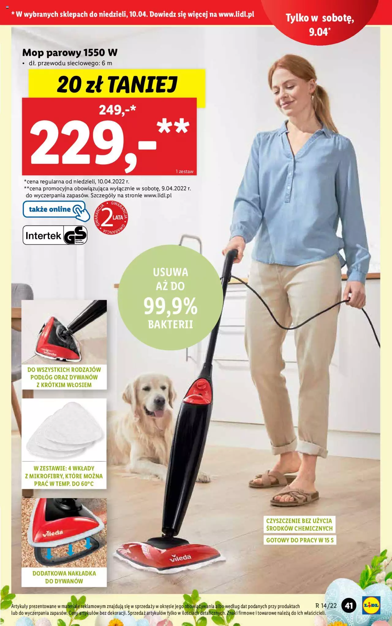 Lidl  Katalog gazetka ważna od  04.04.2022 do 10.04.2022 strona 43