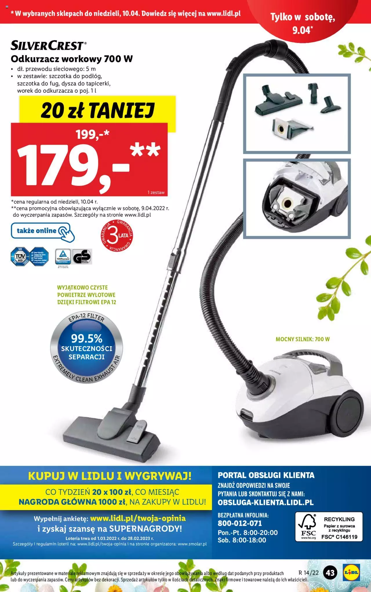 Lidl  Katalog gazetka ważna od  04.04.2022 do 10.04.2022 strona 45