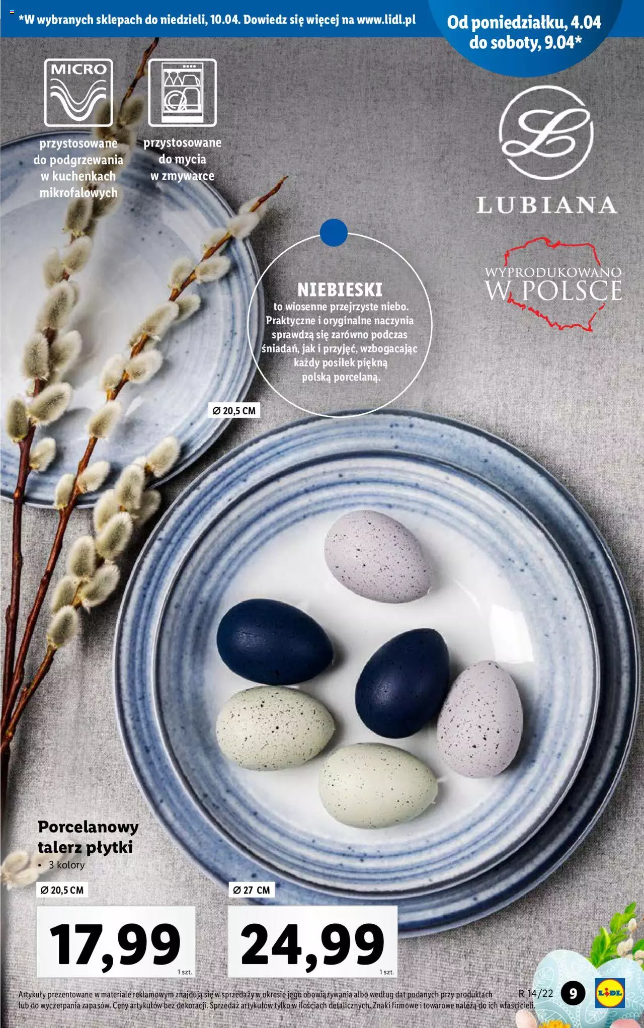 Lidl  Katalog gazetka ważna od  04.04.2022 do 10.04.2022 strona 9