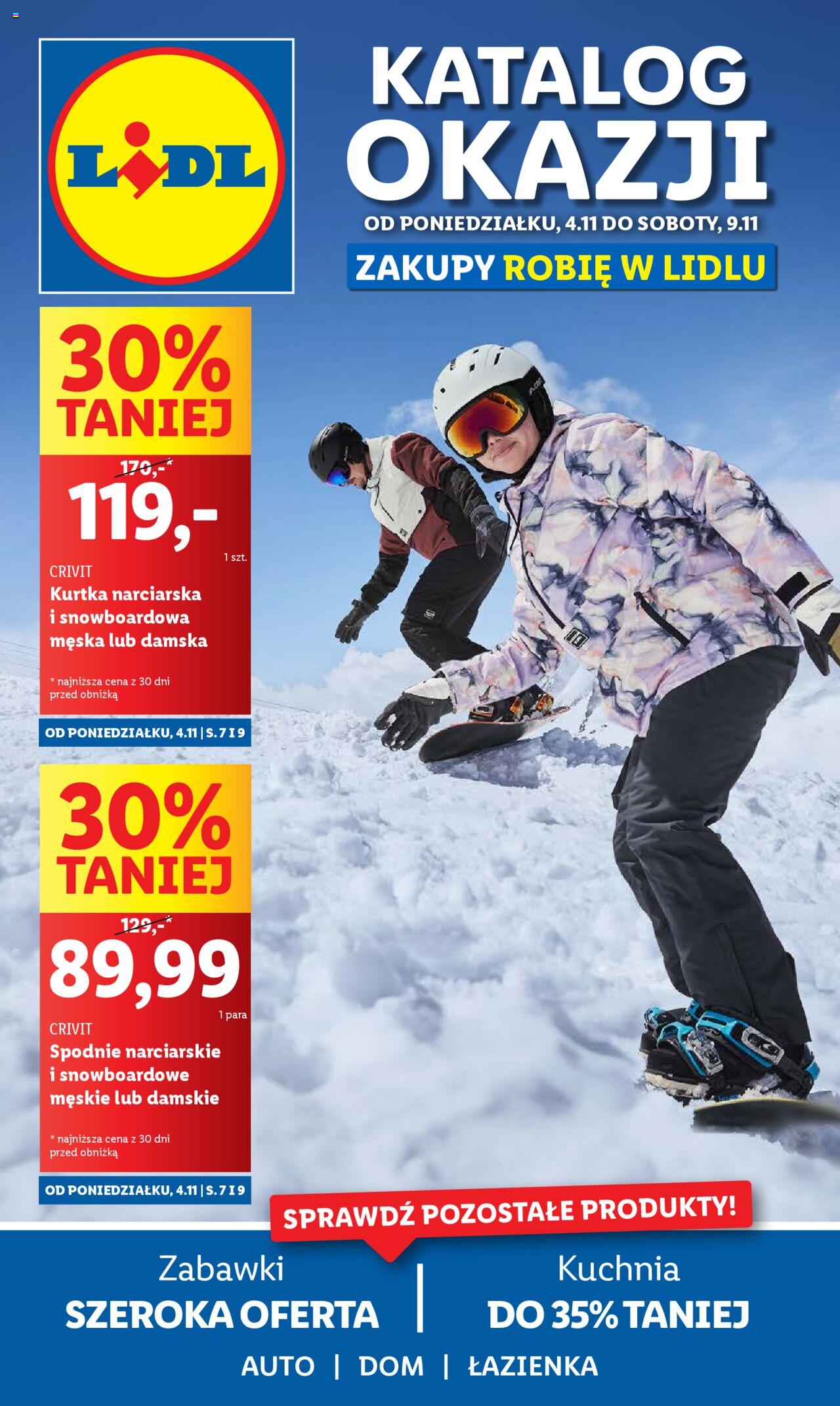 LIDL Katalog gazetka ważna od  04.11.2024 do 09.11.2024 strona 1