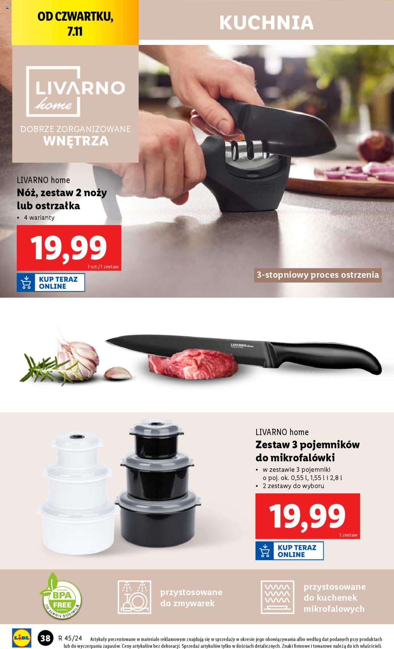 LIDL Katalog gazetka ważna od  04.11.2024 do 09.11.2024 strona 38