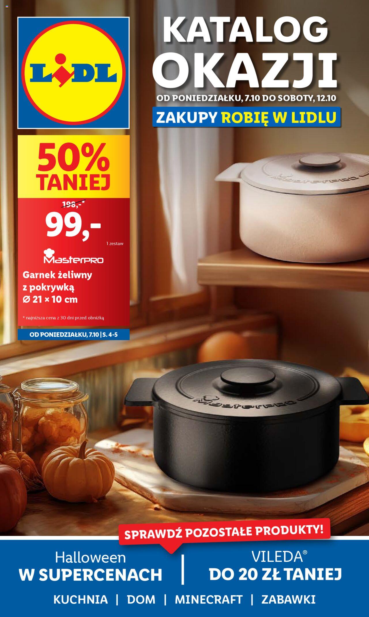 LIDL Katalog gazetka ważna od 07.10.2024 do 12.10.2024 strona 1