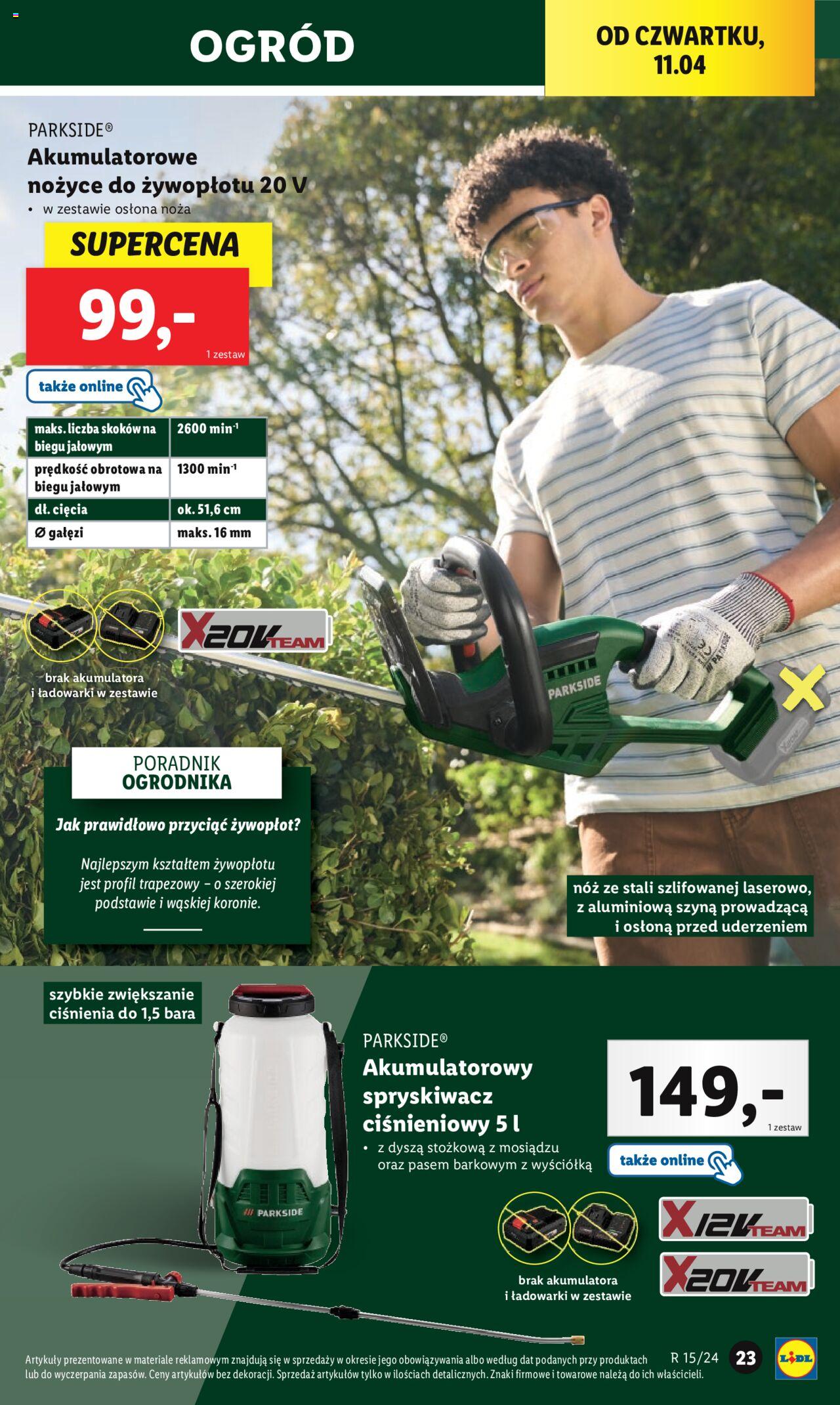 LIDL Katalog gazetka ważna od 08.04.2024 do 13.04.2024 strona 23