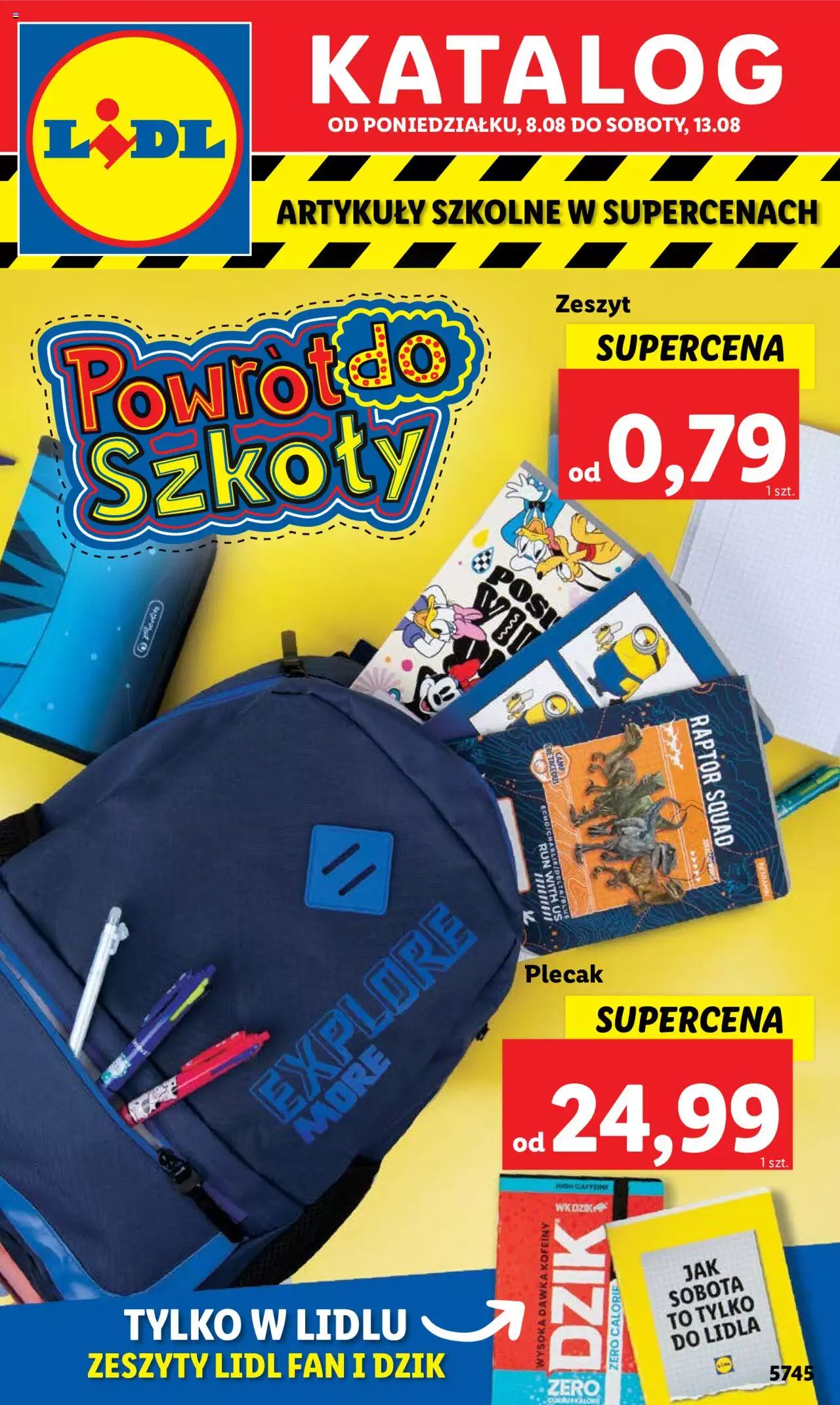 Lidl Katalog gazetka ważna od 08.08.2022 do 13.08.2022 strona 1