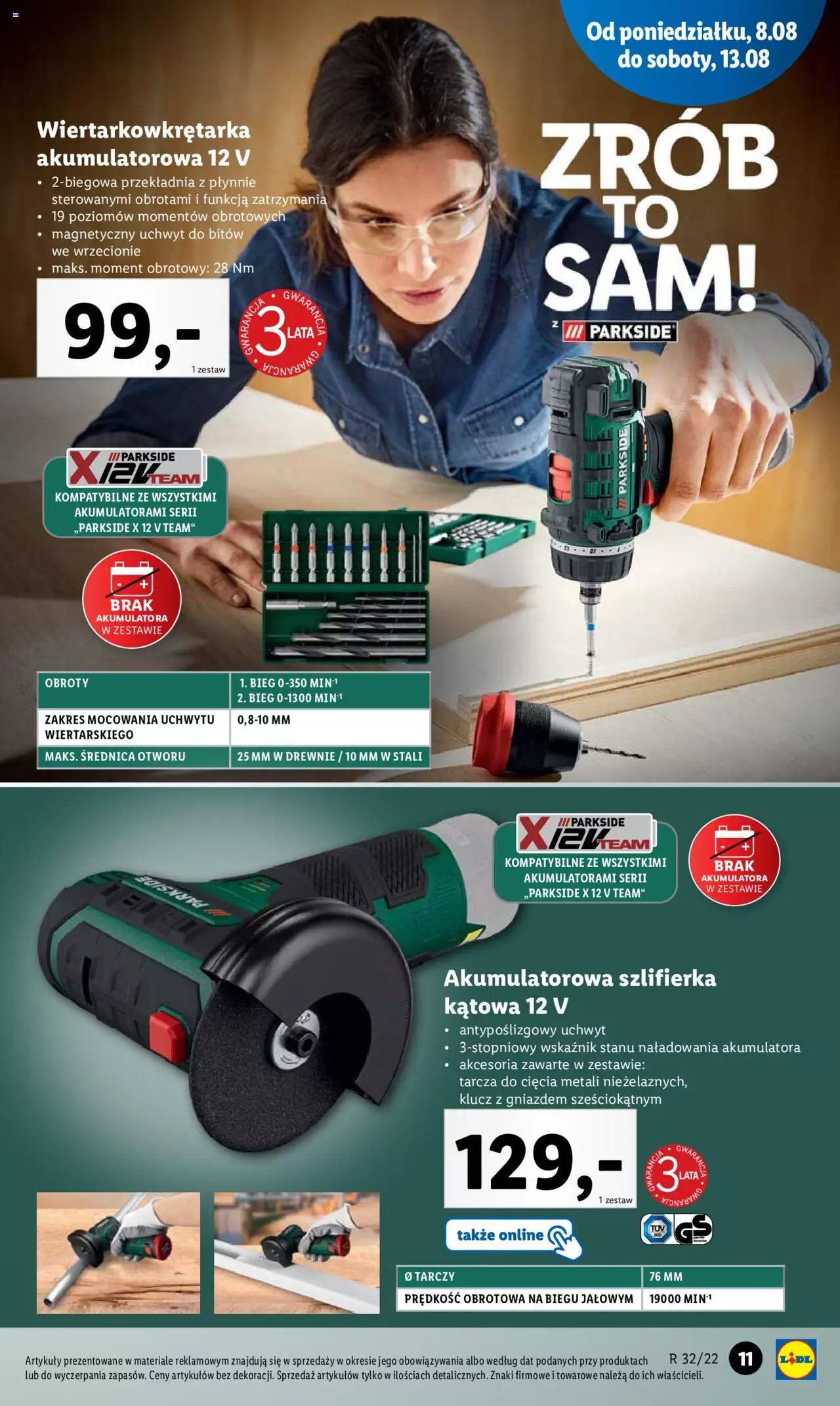 Lidl Katalog gazetka ważna od 08.08.2022 do 13.08.2022 strona 11