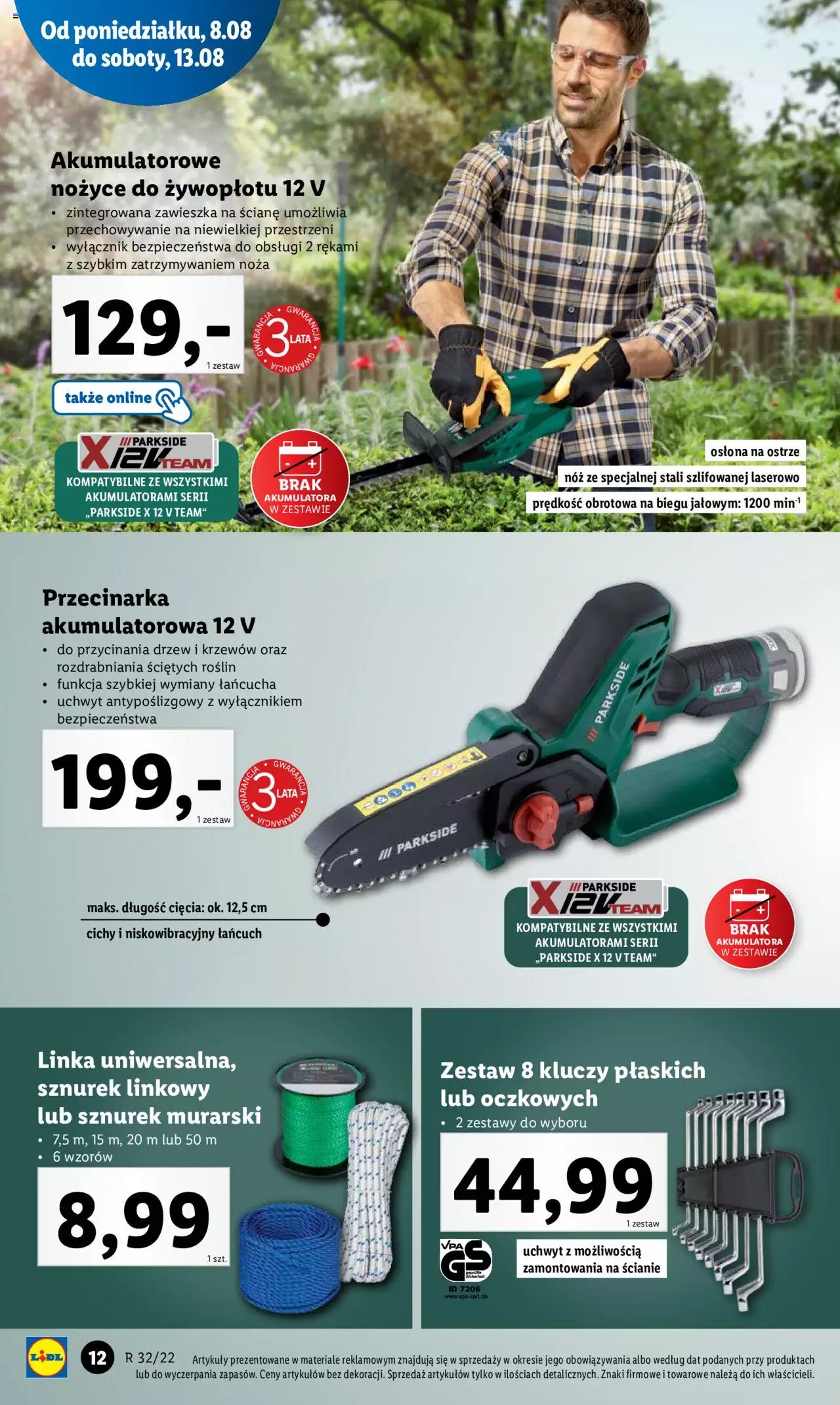Lidl Katalog gazetka ważna od 08.08.2022 do 13.08.2022 strona 12
